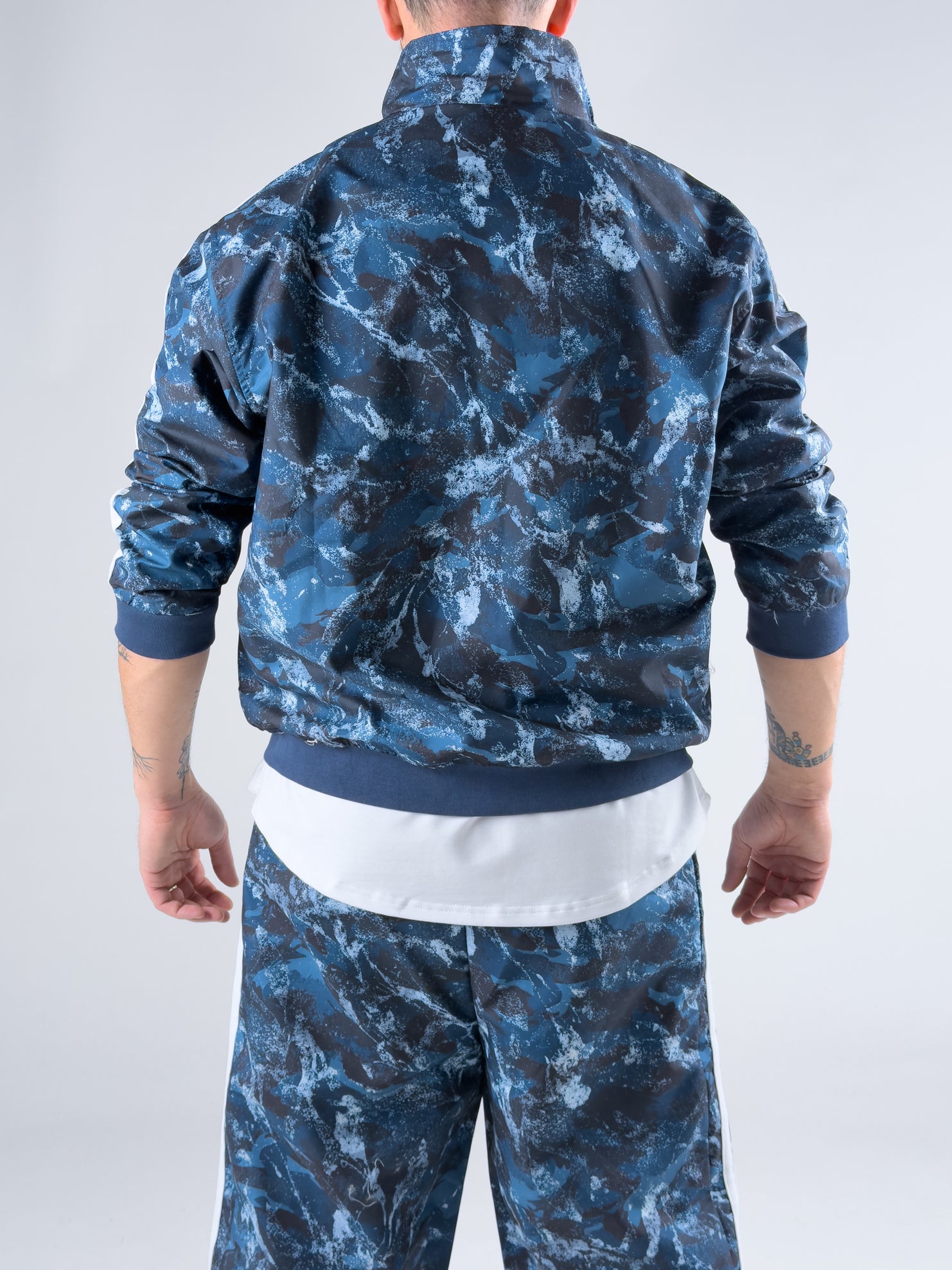 Paraşüt Kumaş Lacivert Ceket COC3051-2