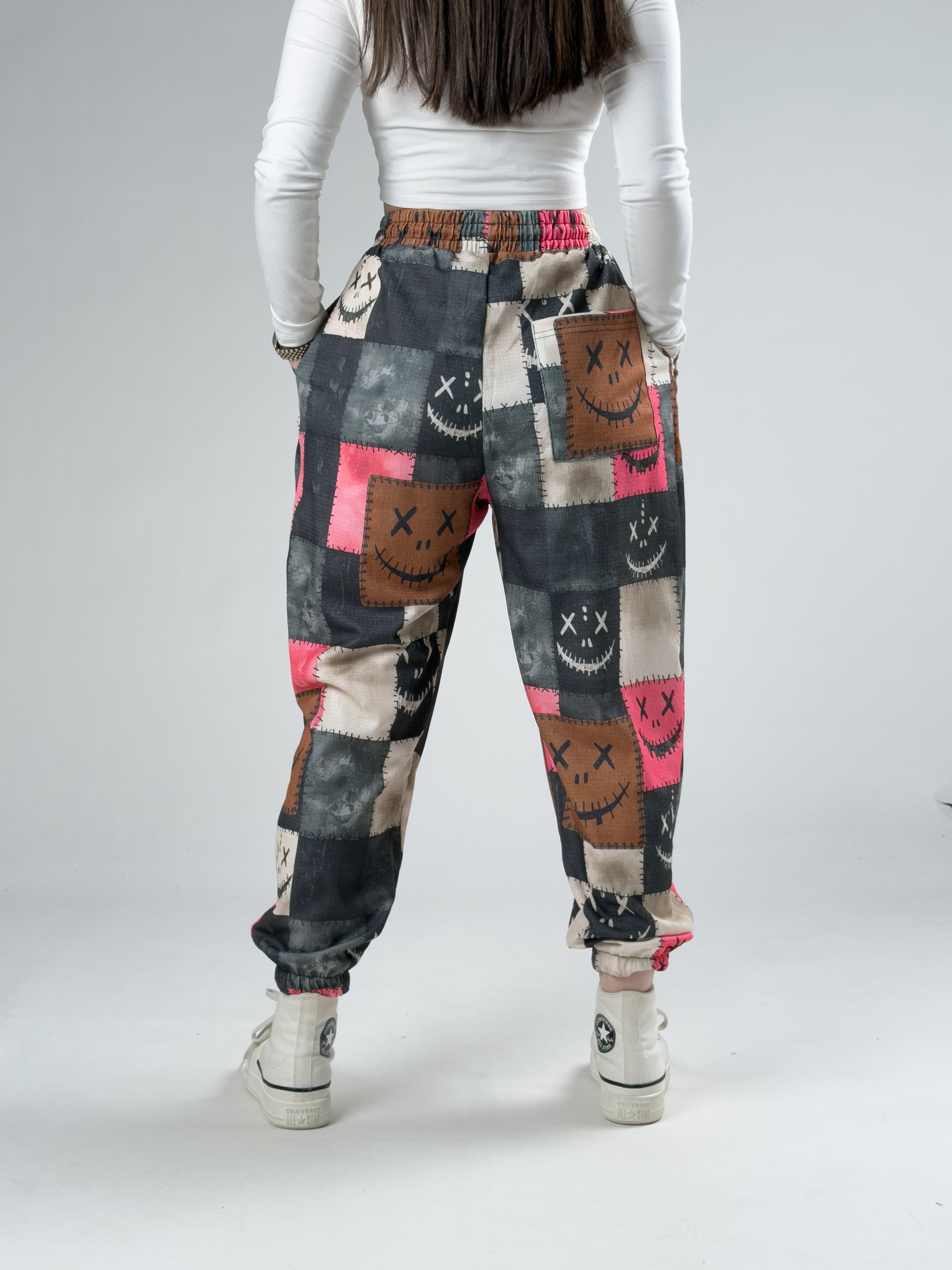 Patch Smile Kadın Jogger Pantolon COC2933