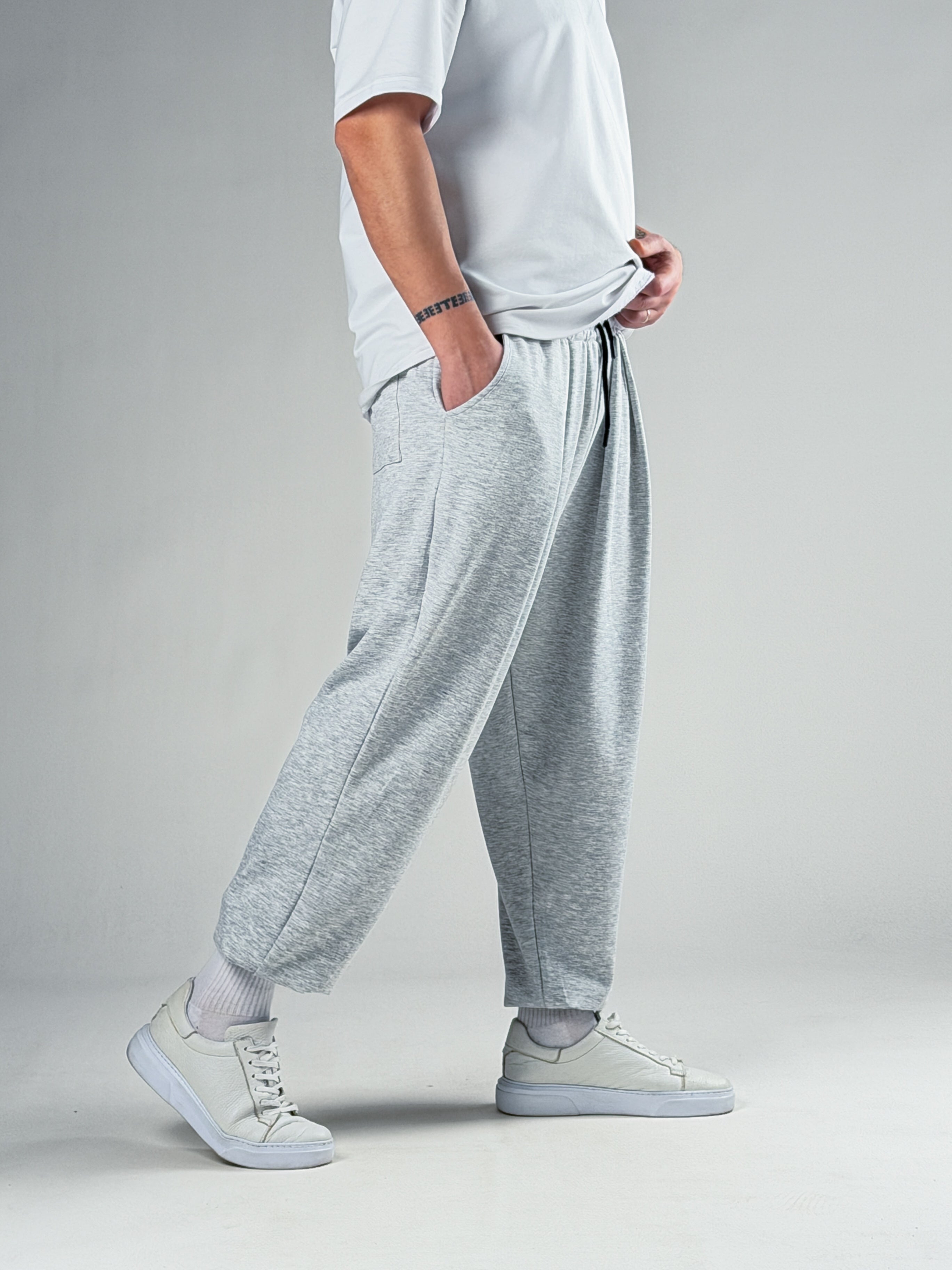 Pileli Grimenanj Erkek Jogger Pantolon COC2856
