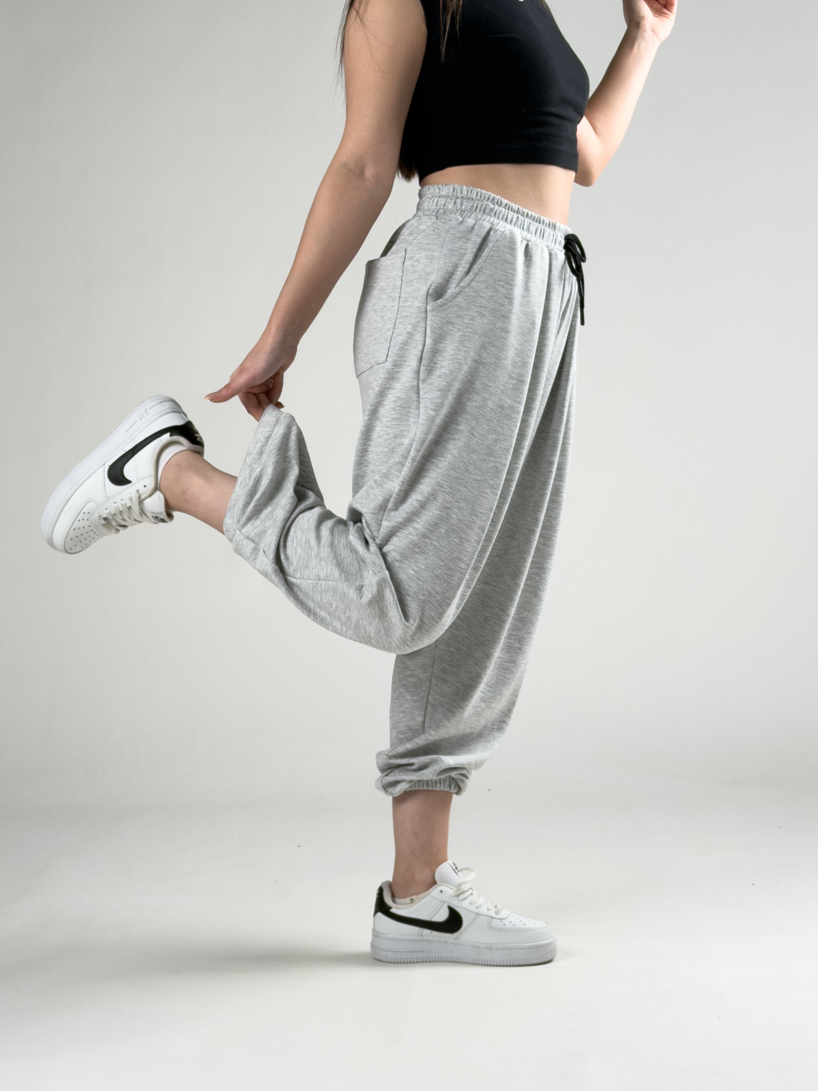 Pileli Grimelanj Kadın Jogger Pantolon COC2846