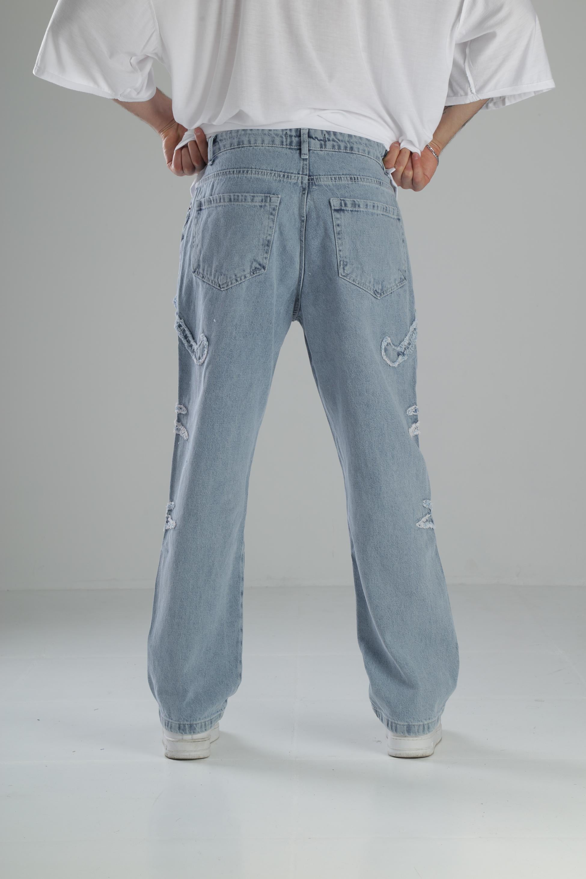 Premium Kalite Desenli Baggy Kot Pantolon COC1912