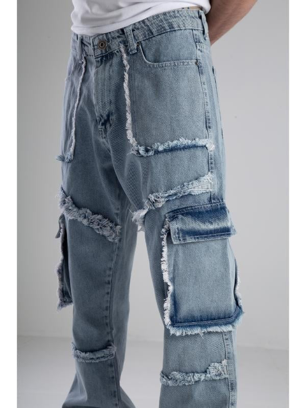 Premium Kalite Mavi Baggy Pantolon COC1926