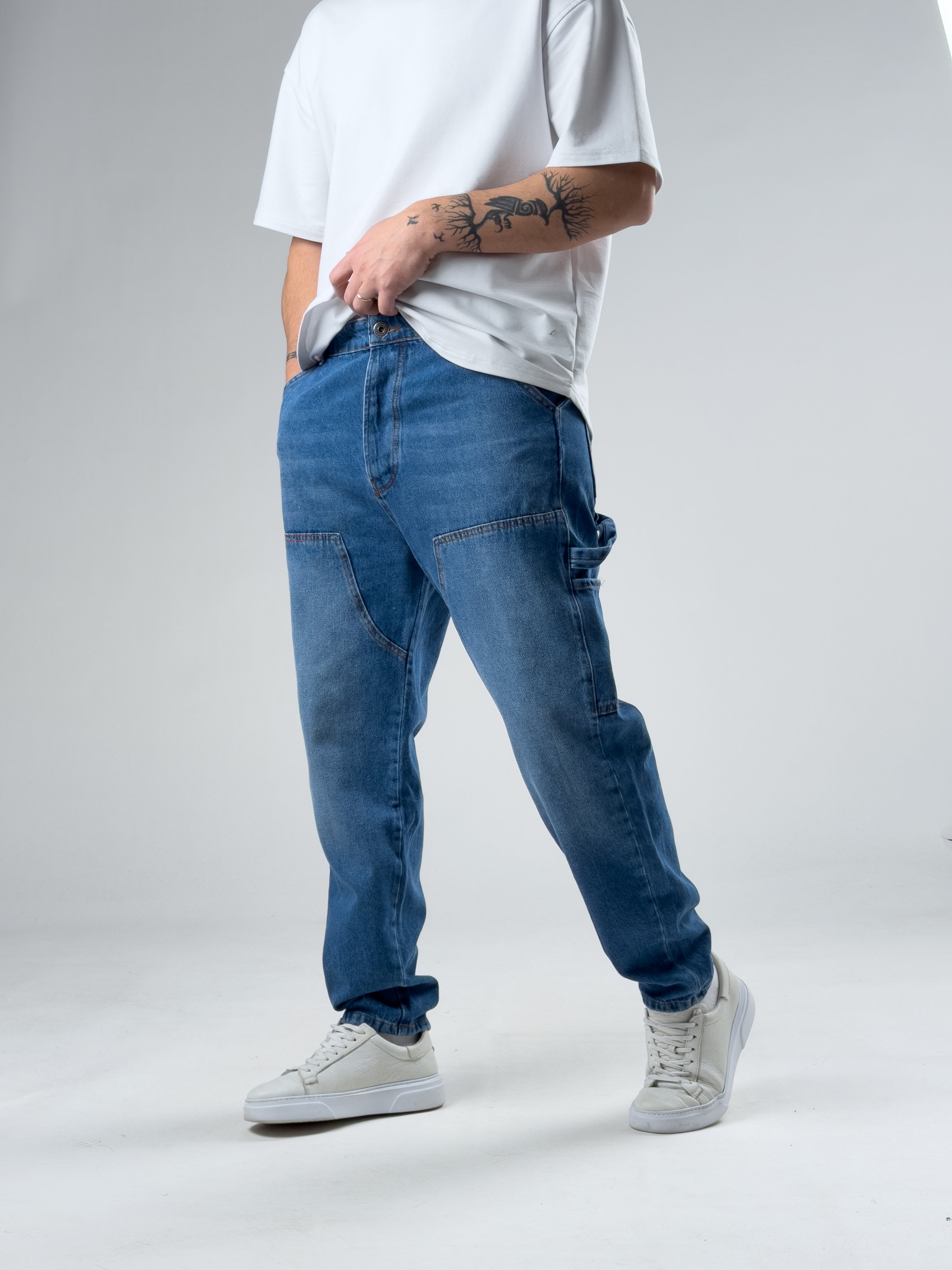 Premium Kalite Mavi Boyfriend Erkek Pantolon COC2954