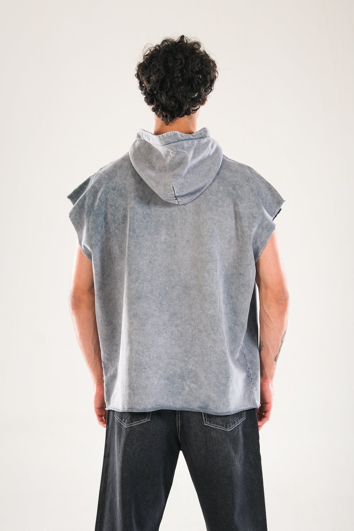 Premium Kapüşonlu Gri Sweat COC1141