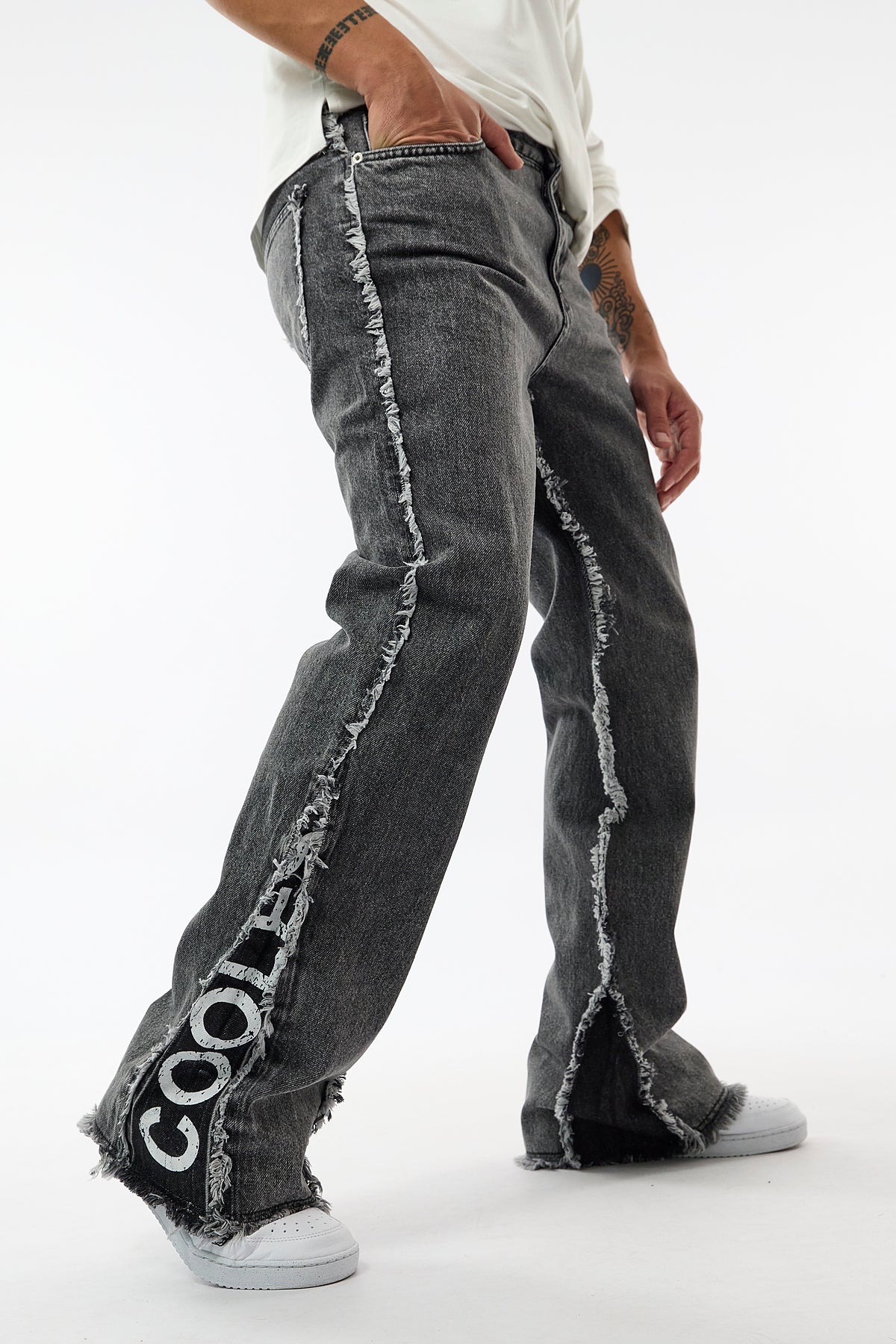 Püsküllü Cool Jean Erkek Pantolon COC3657