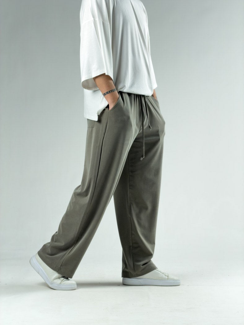 Rahat Kesim Haki Erkek Baggy Pantolon COC3116