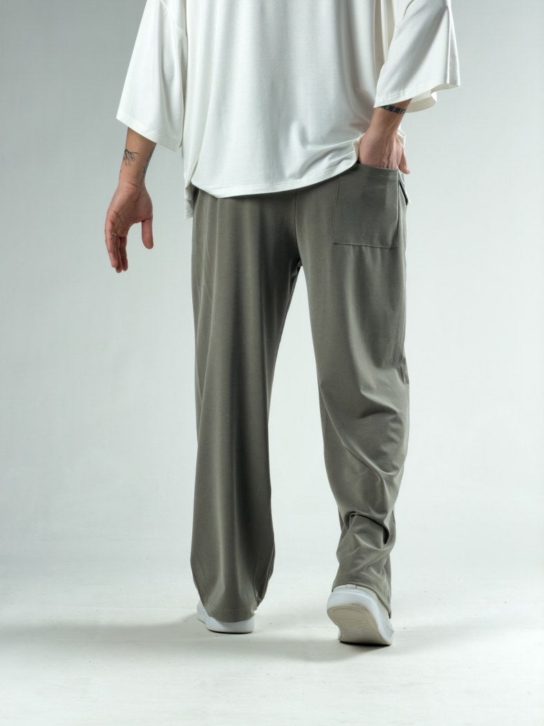 Rahat Kesim Haki Erkek Baggy Pantolon COC3116