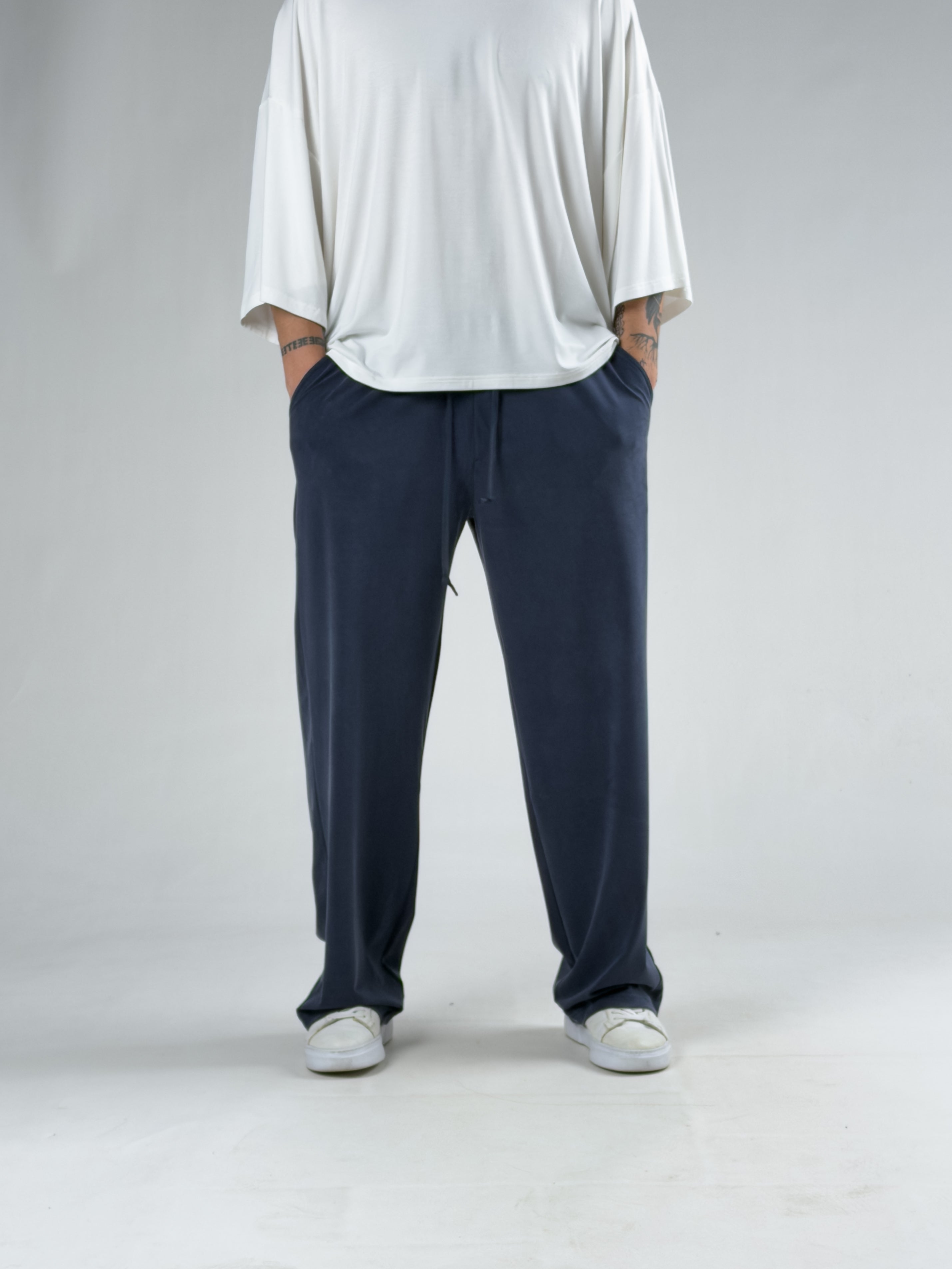 Rahat Kesim İndigo Erkek Baggy Pantolon COC3142