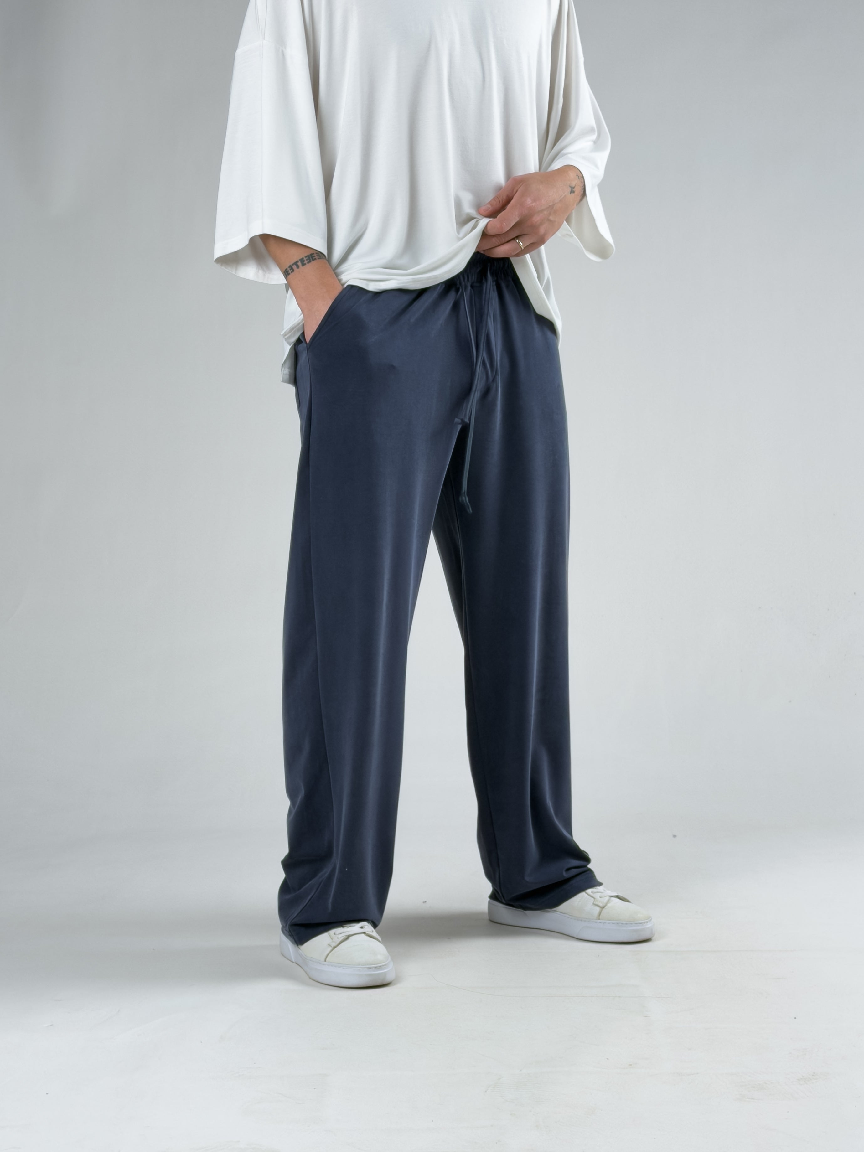 Rahat Kesim İndigo Erkek Baggy Pantolon COC3142