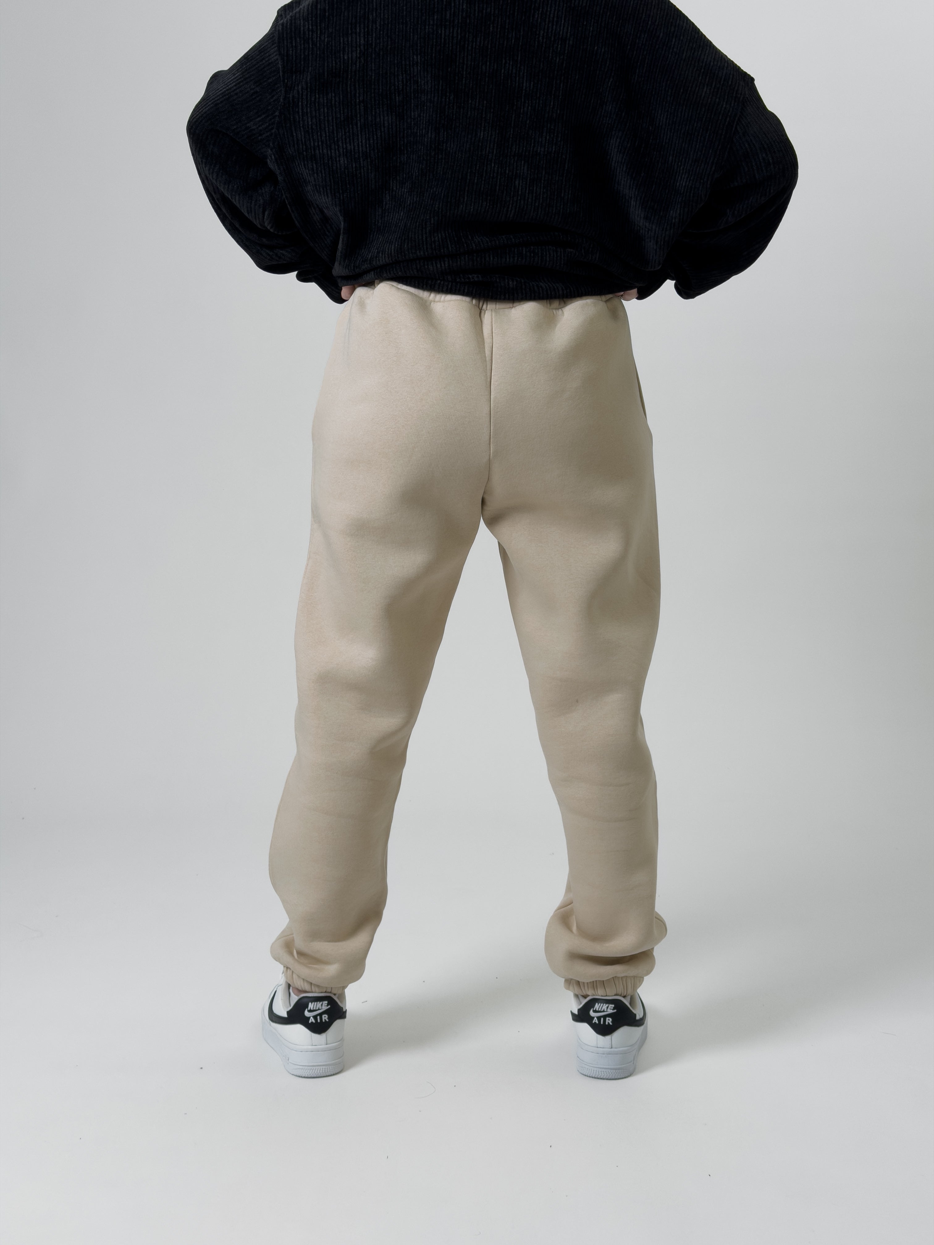 Şardonlu Bej Kadın Jogger Eşofman COC2536