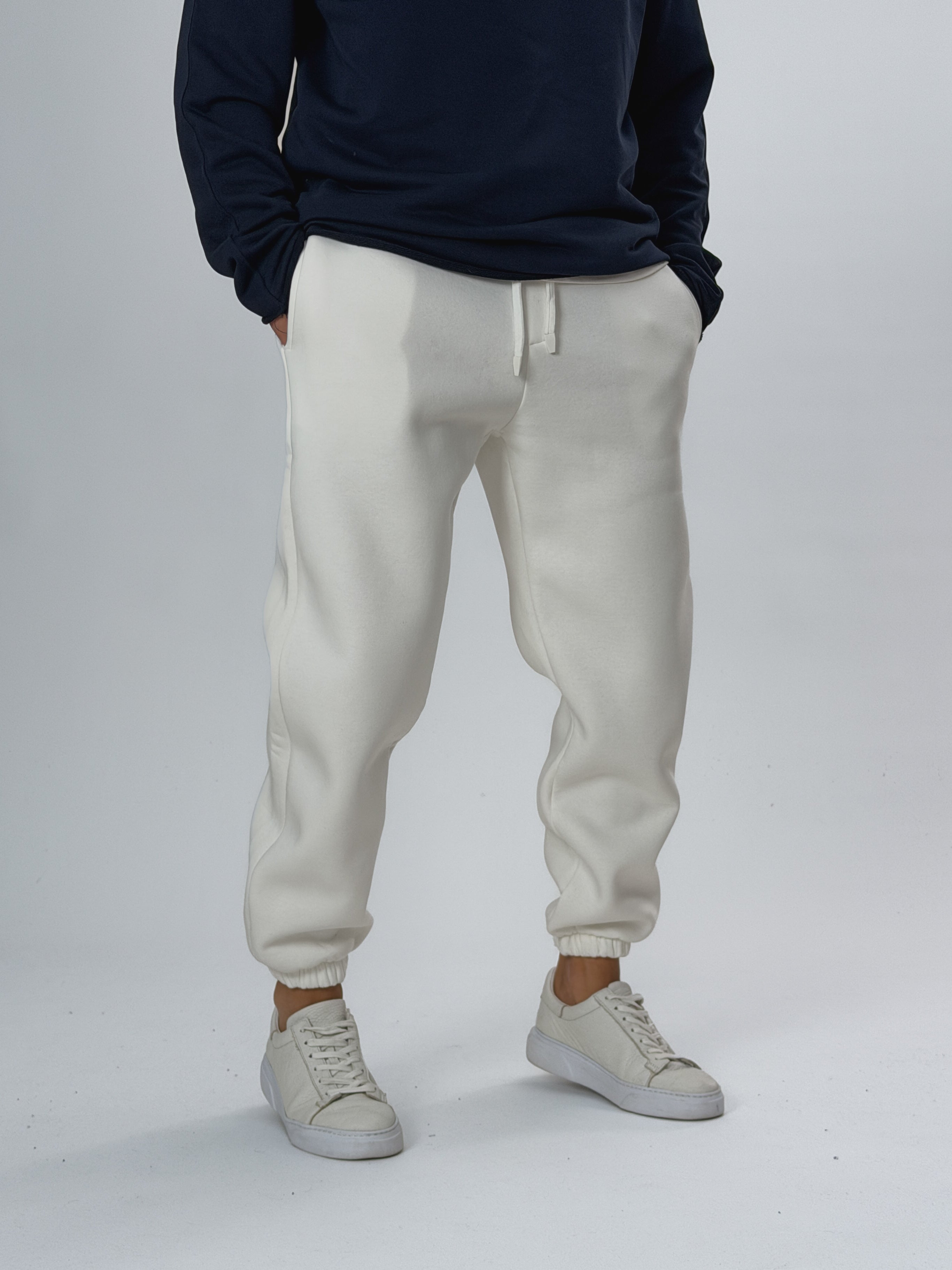 Şardonlu Ekru Erkek Jogger Eşofman COC2551