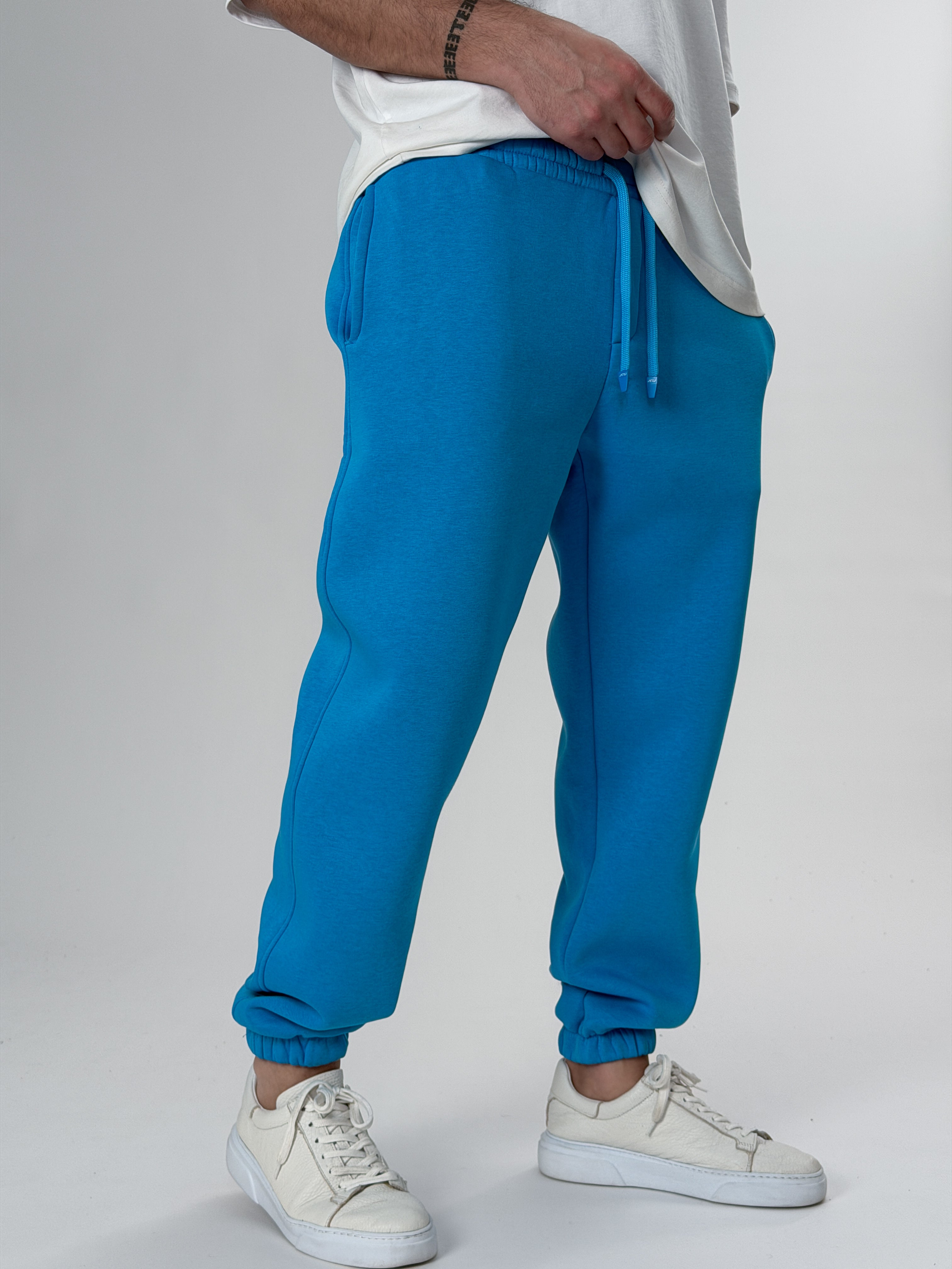 Şardonlu Mavi Erkek Jogger Eşofman COC2553