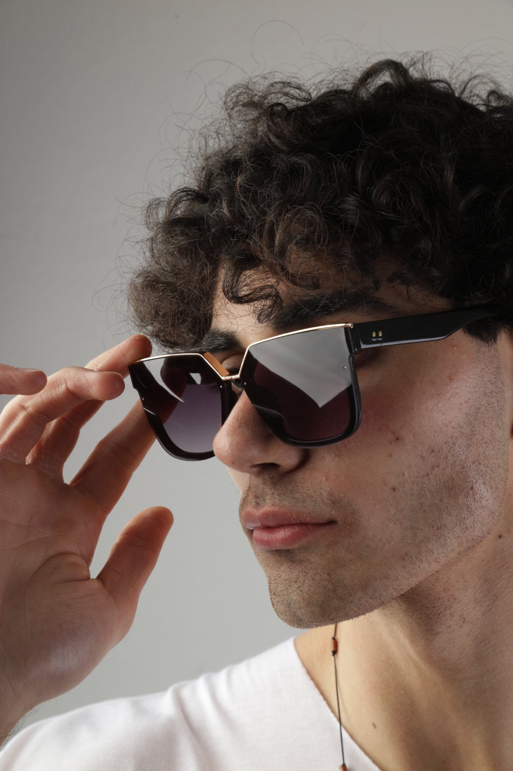 Siyah Cam Unisex Tasarım Gözlük COC1975