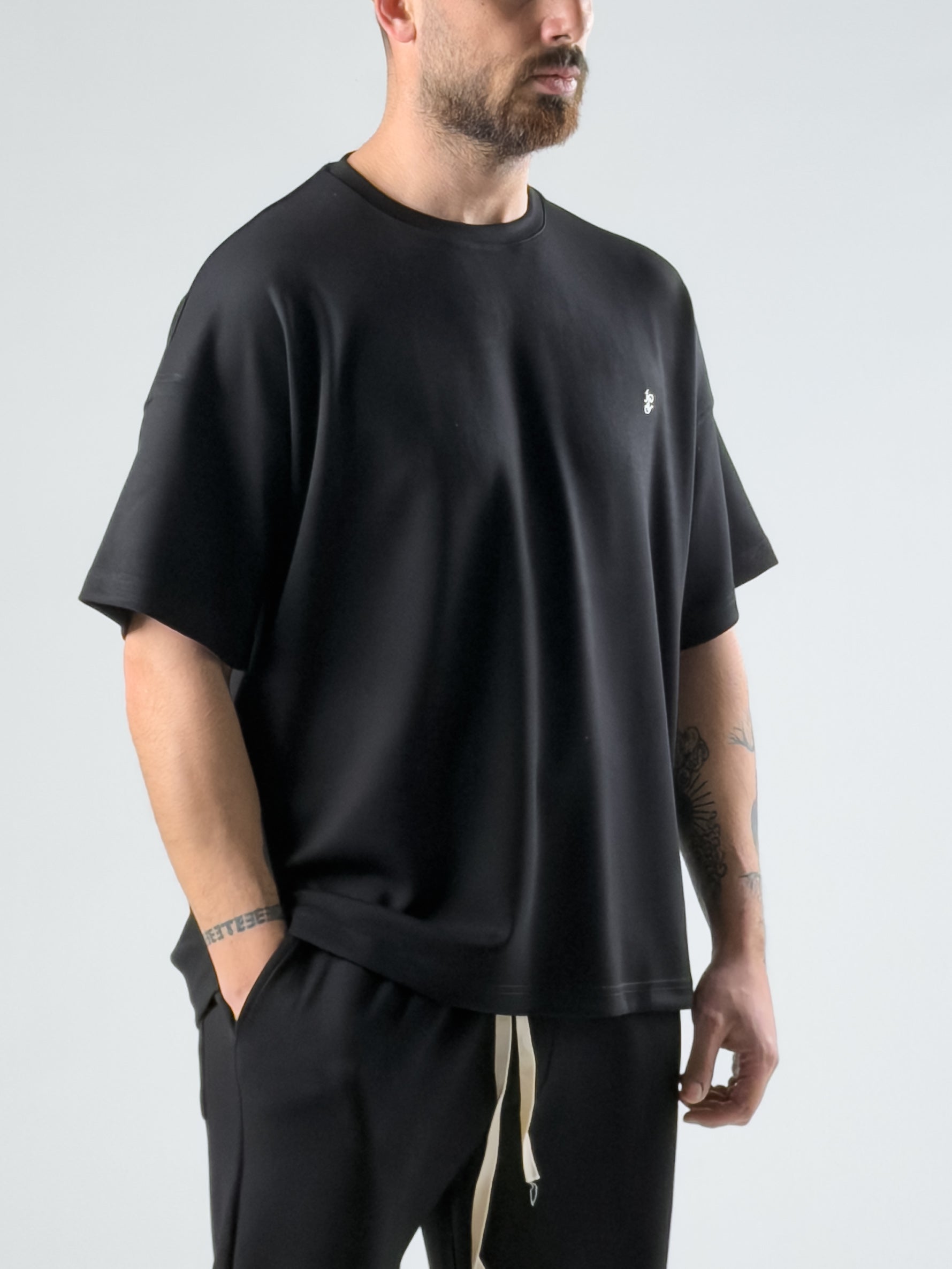 Siyah Erkek T-Shirt COC3020-2