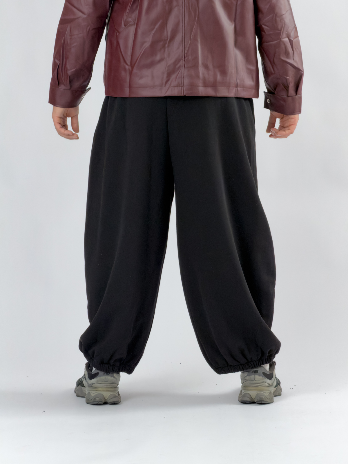Siyah Oversize Baggy Erkek Pantolon COC3414