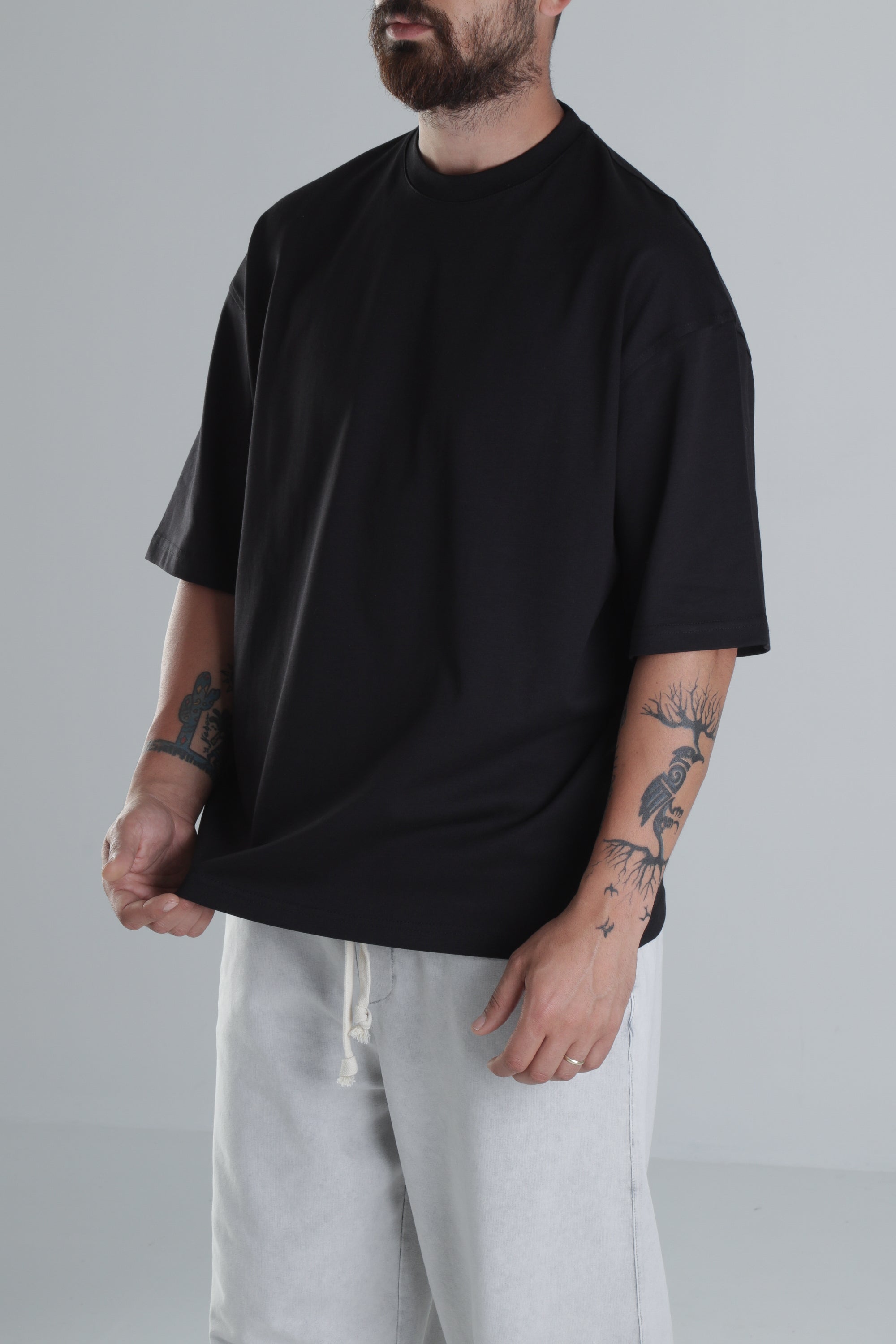 Siyah Oversize T-Shirt COC1497