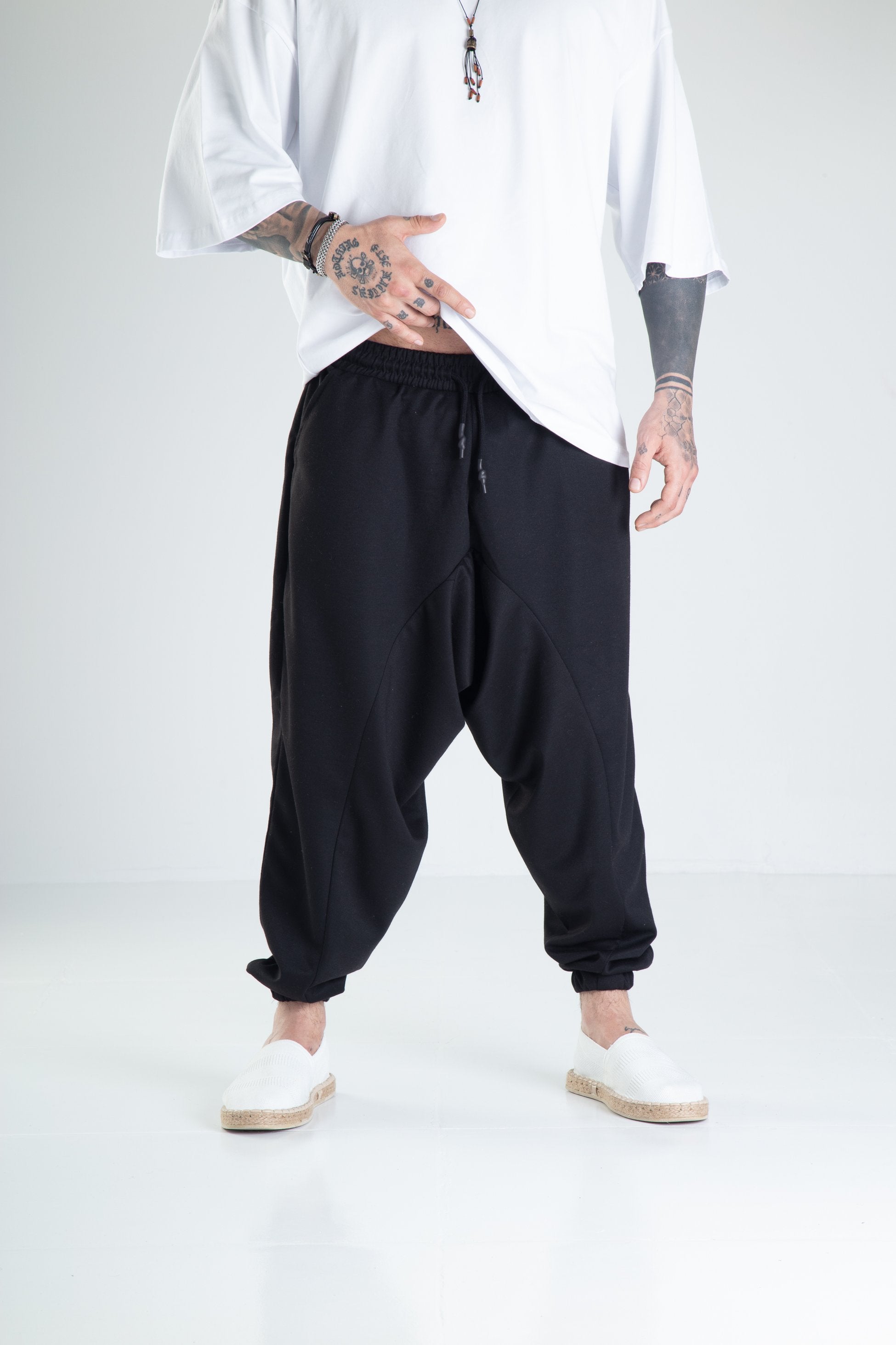 Siyah Spor Şalvar COC1990