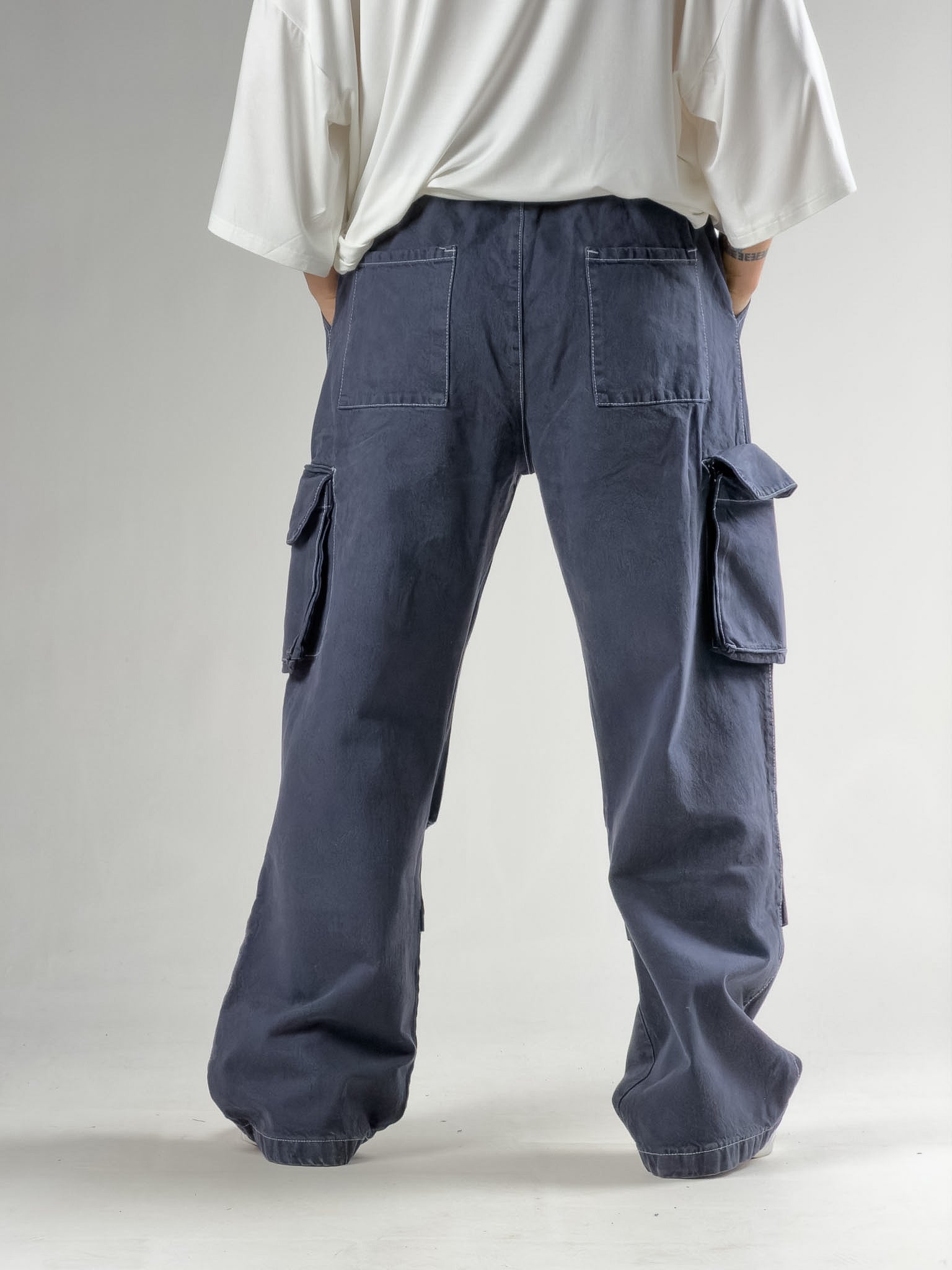 Süper Baggy Kargo Cepli Antrasit Erkek Pantolon COC3167