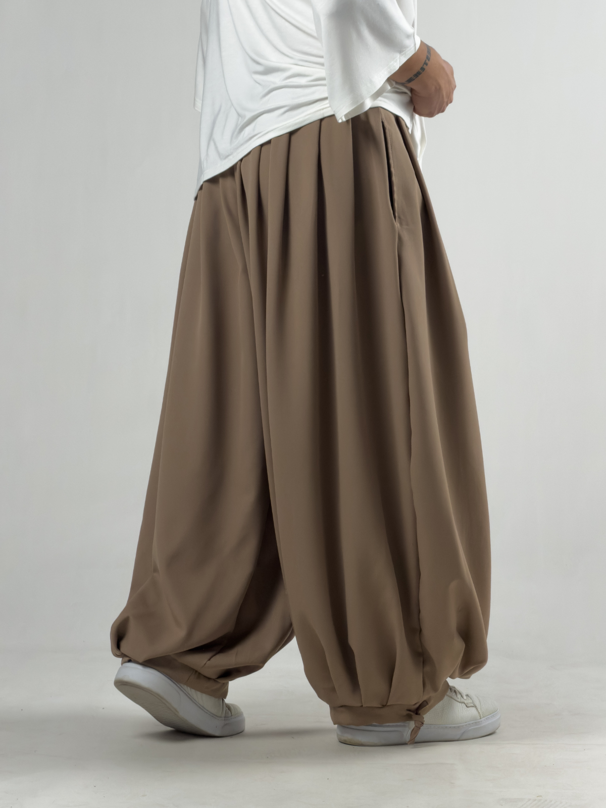 Süper Oversize Taba Erkek Jogger Pantolon COC3235