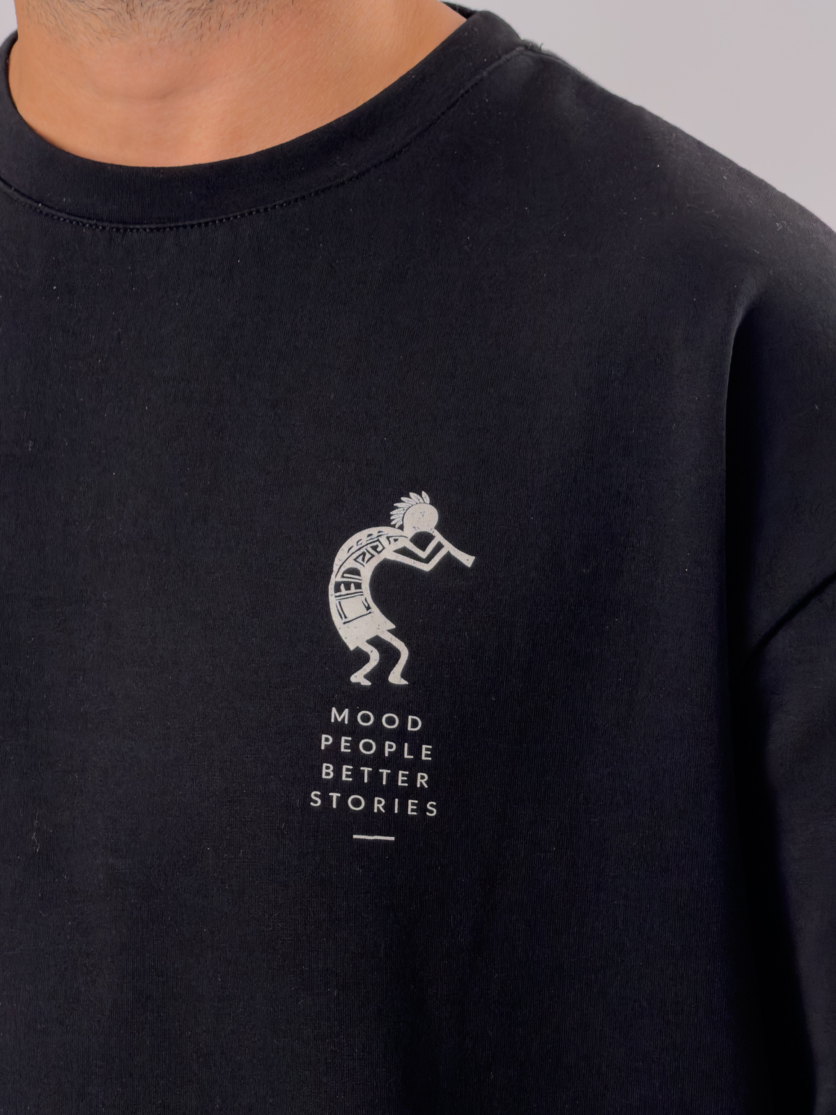 Tasarım Cocopelli Baskılı Erkek T-Shirt COC3413