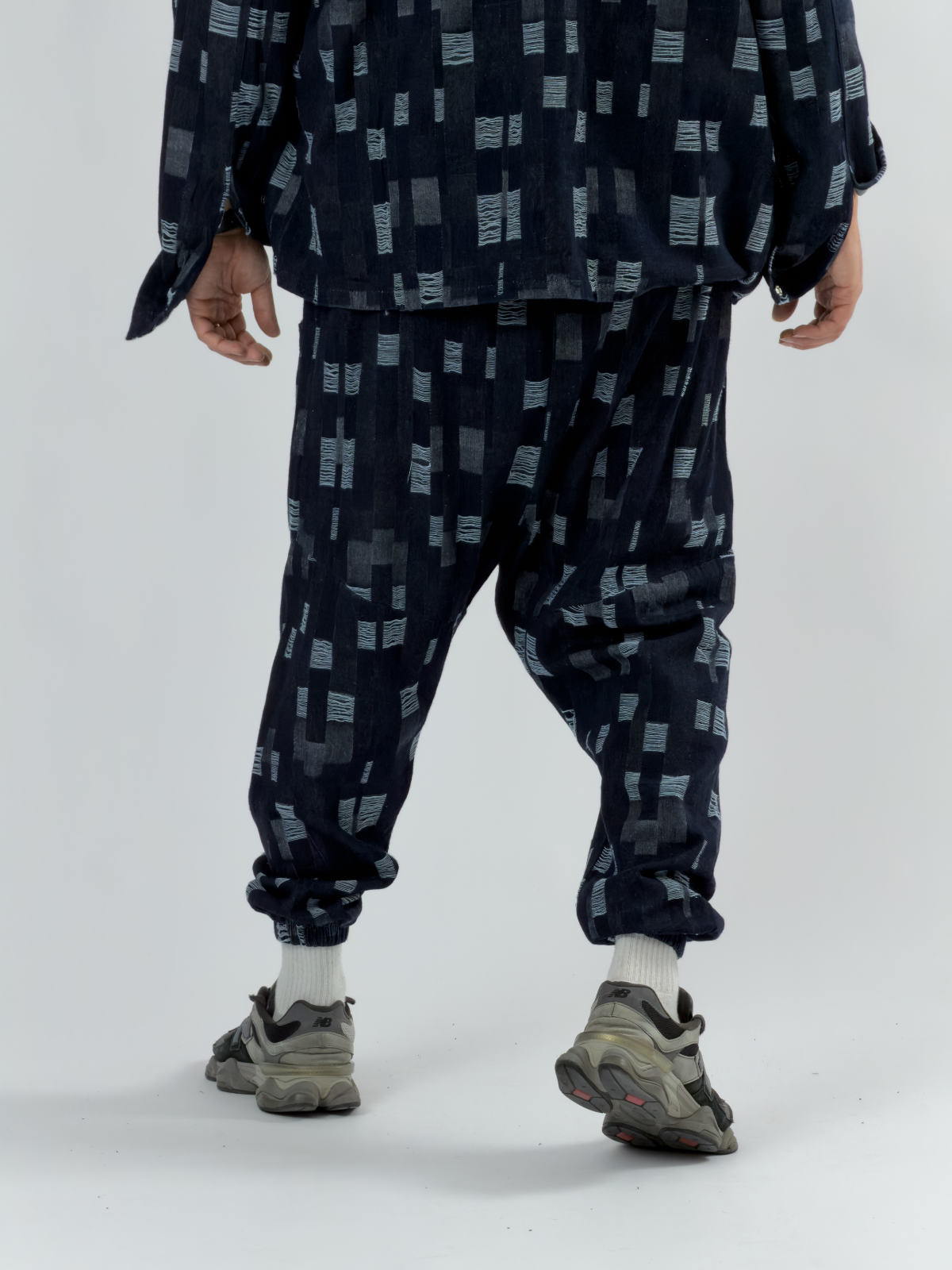 Tasarım İpli Lacivert Denim Erkek Takım COC3395