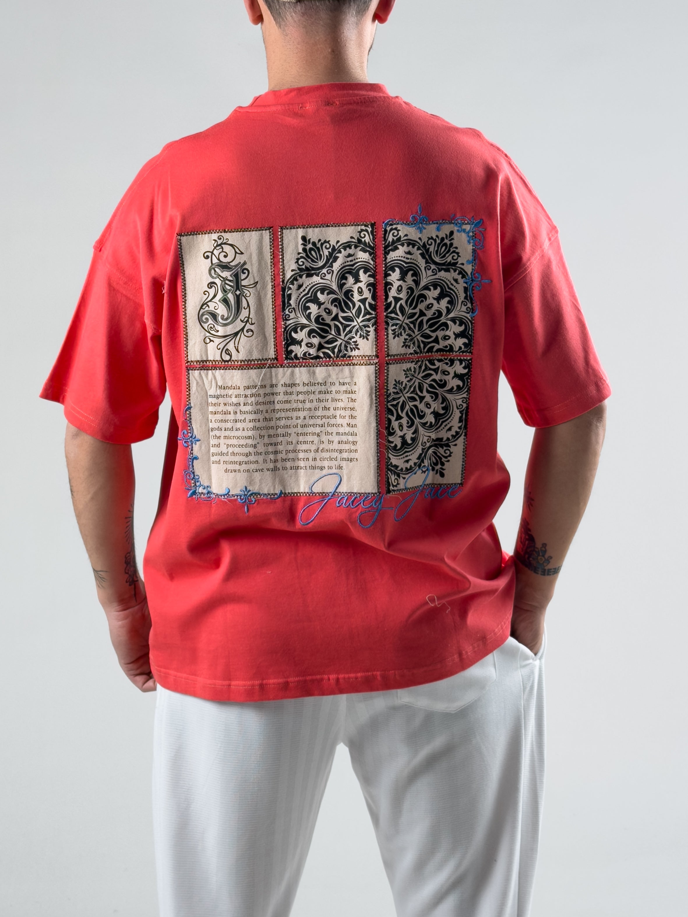 Tasarım Kırmızı Erkek T-Shirt COC3023