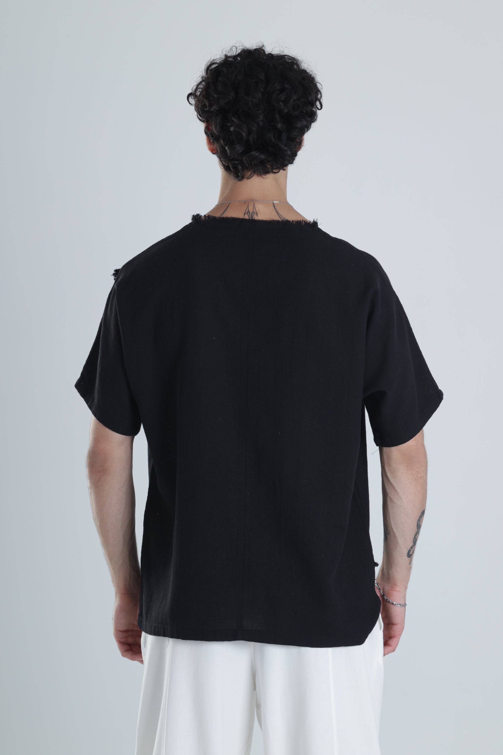 Tasarım Siyah T-Shirt COC1204