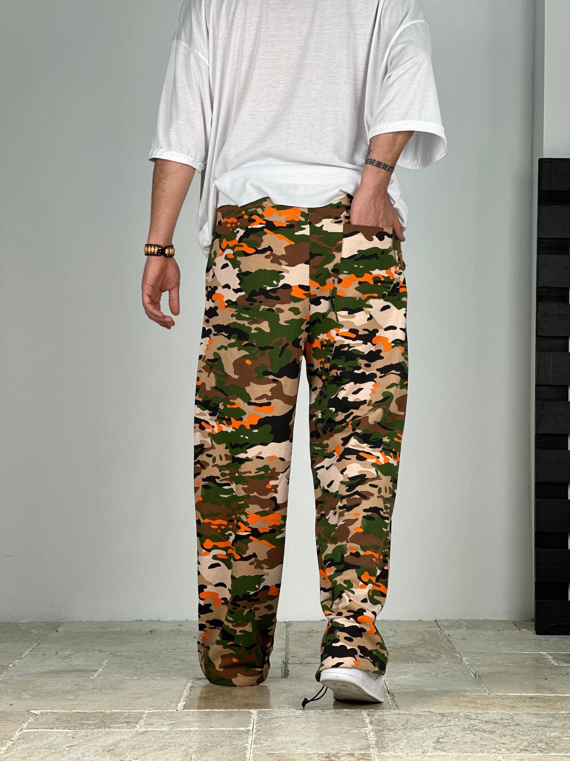 Yazlık Kamuflaj Baggy Pantolon - Jogger COC1839