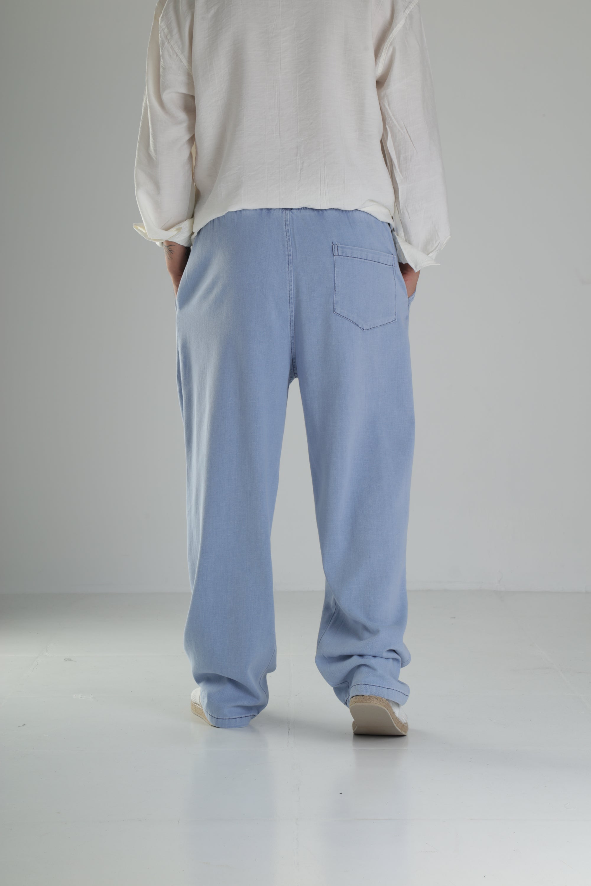 Yazlık Kot Kumaş Baggy Pantolon COC1365