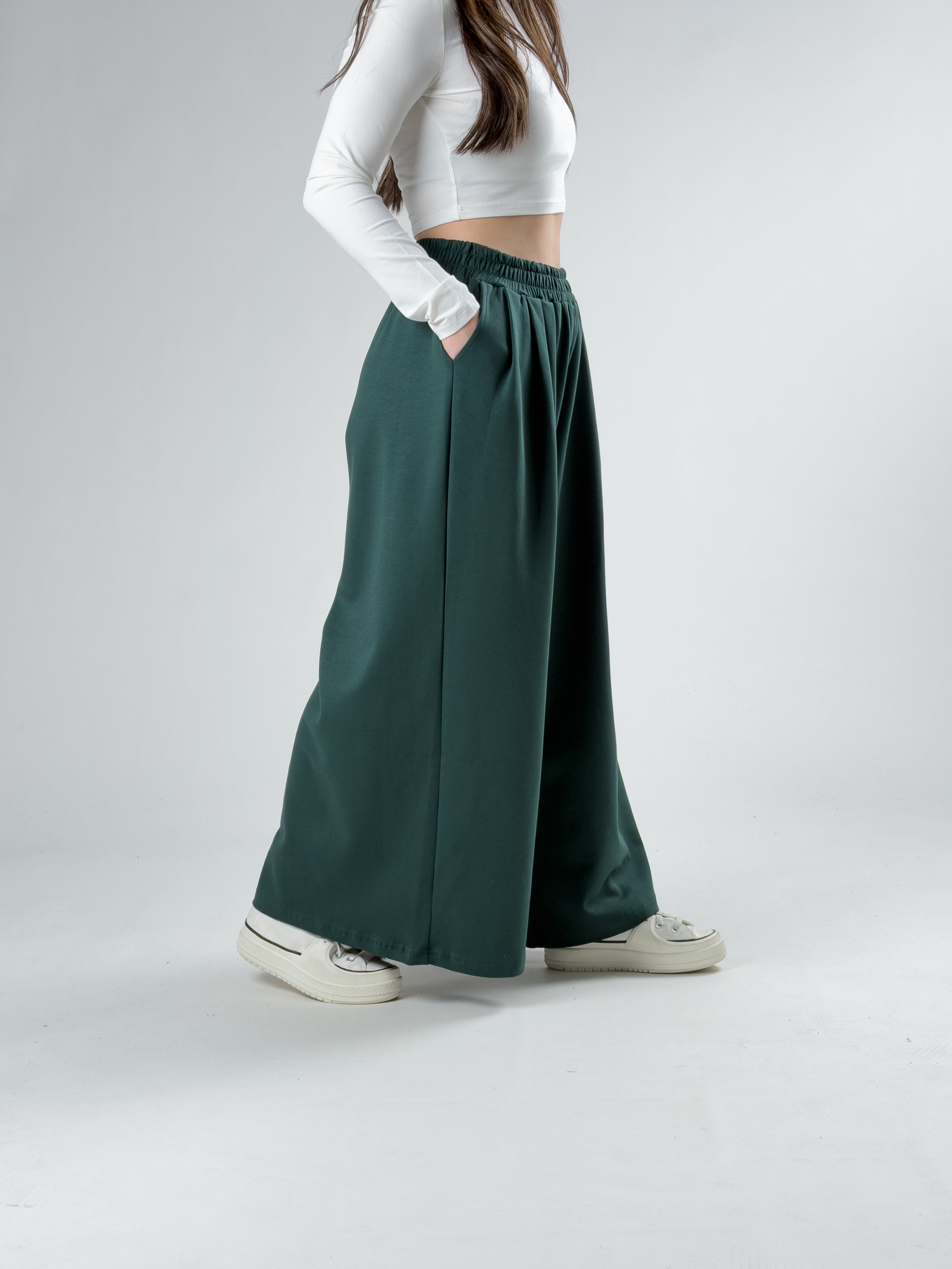 Yeşil Samurai Kadın Pantolon COC2884