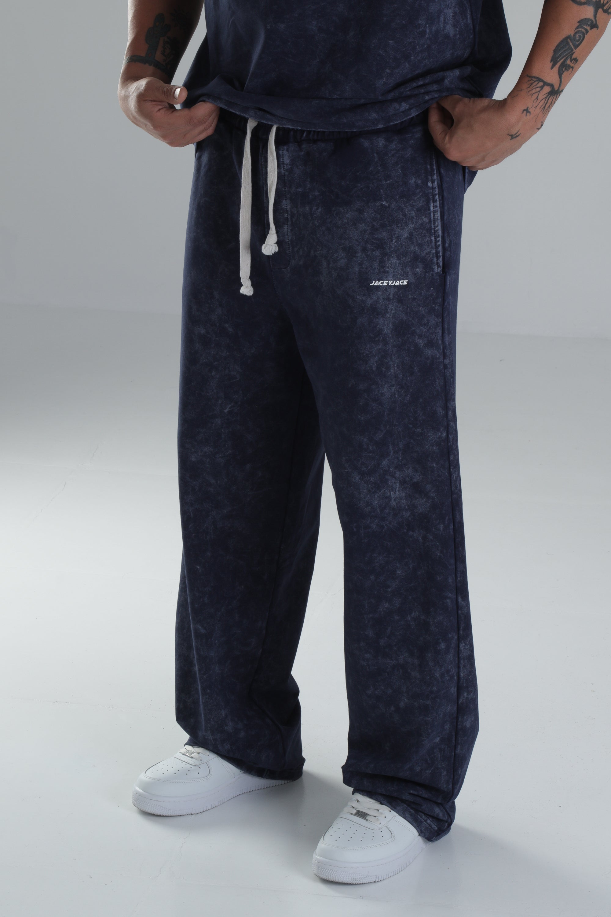 Yıkamalı Lacivert Oversize Takım COC1307