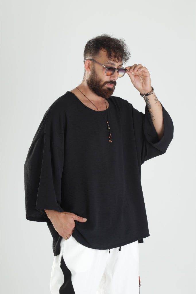 Aerobin Keten Oversize T-Shirt COC1297