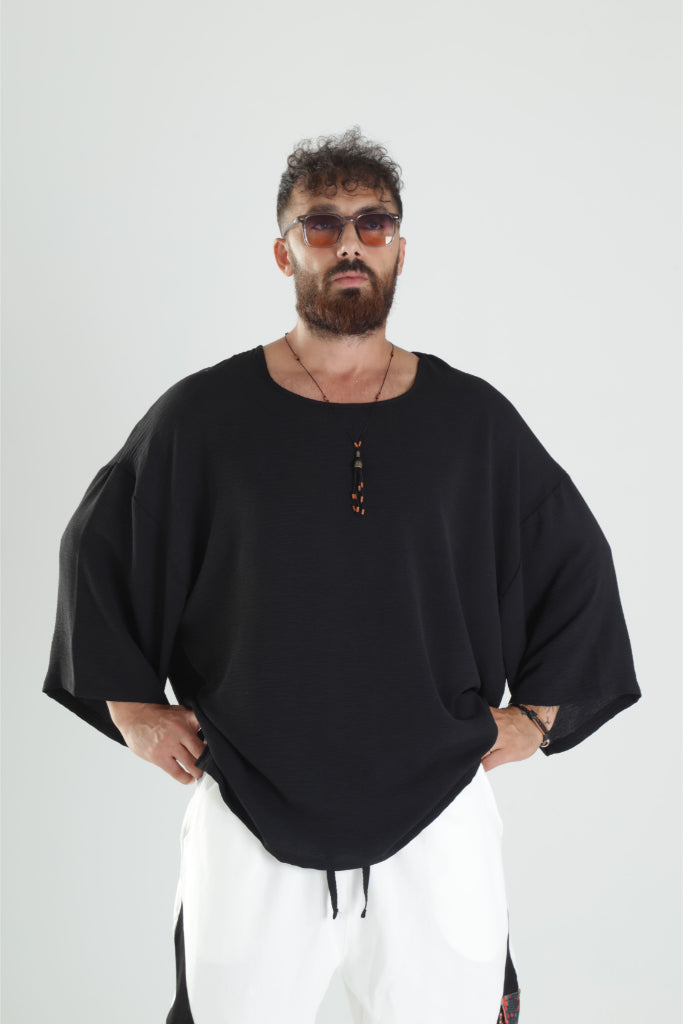 Aerobin Keten Oversize T-Shirt COC1297