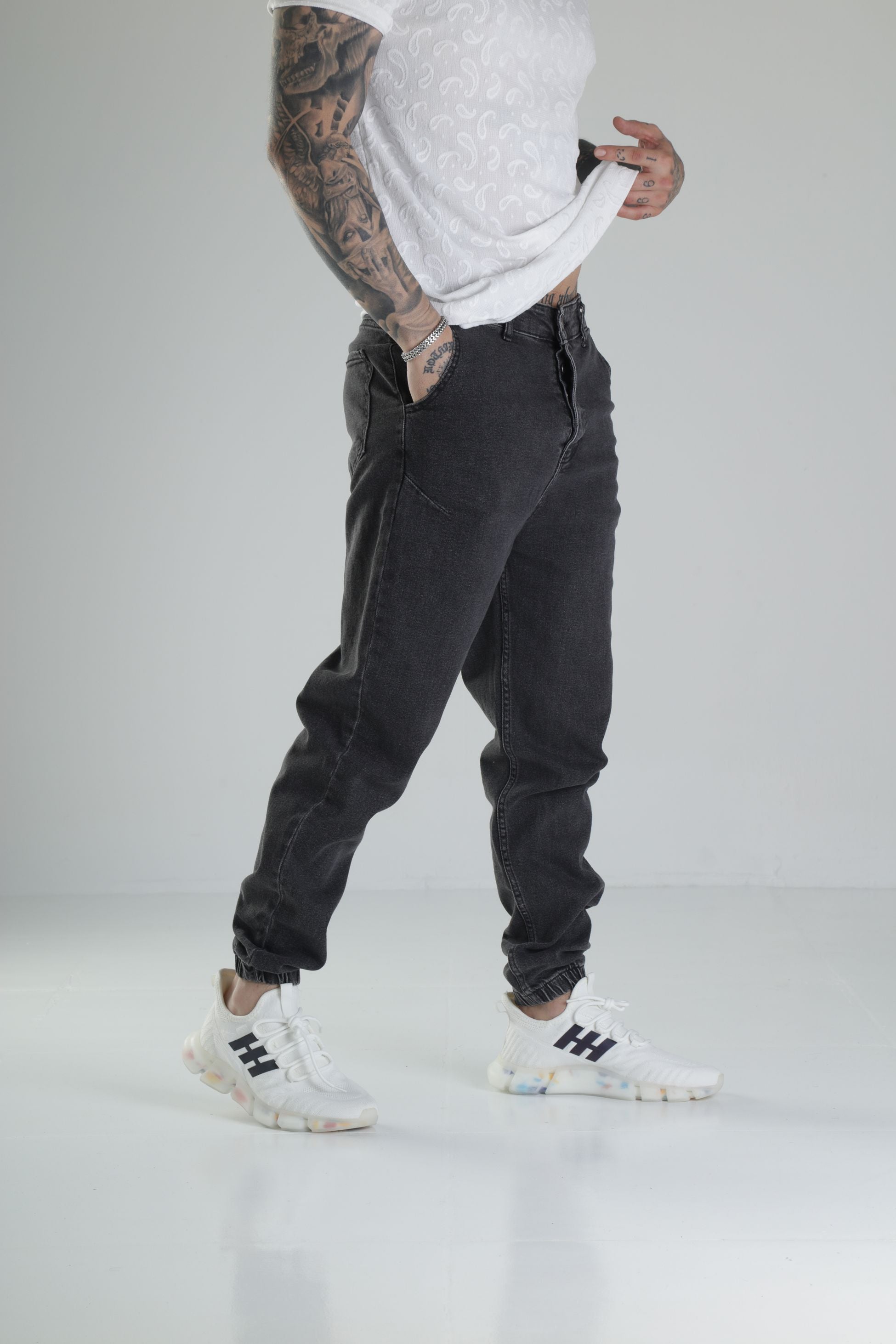 Antrasit Kot Jogger Pantolon COC2518