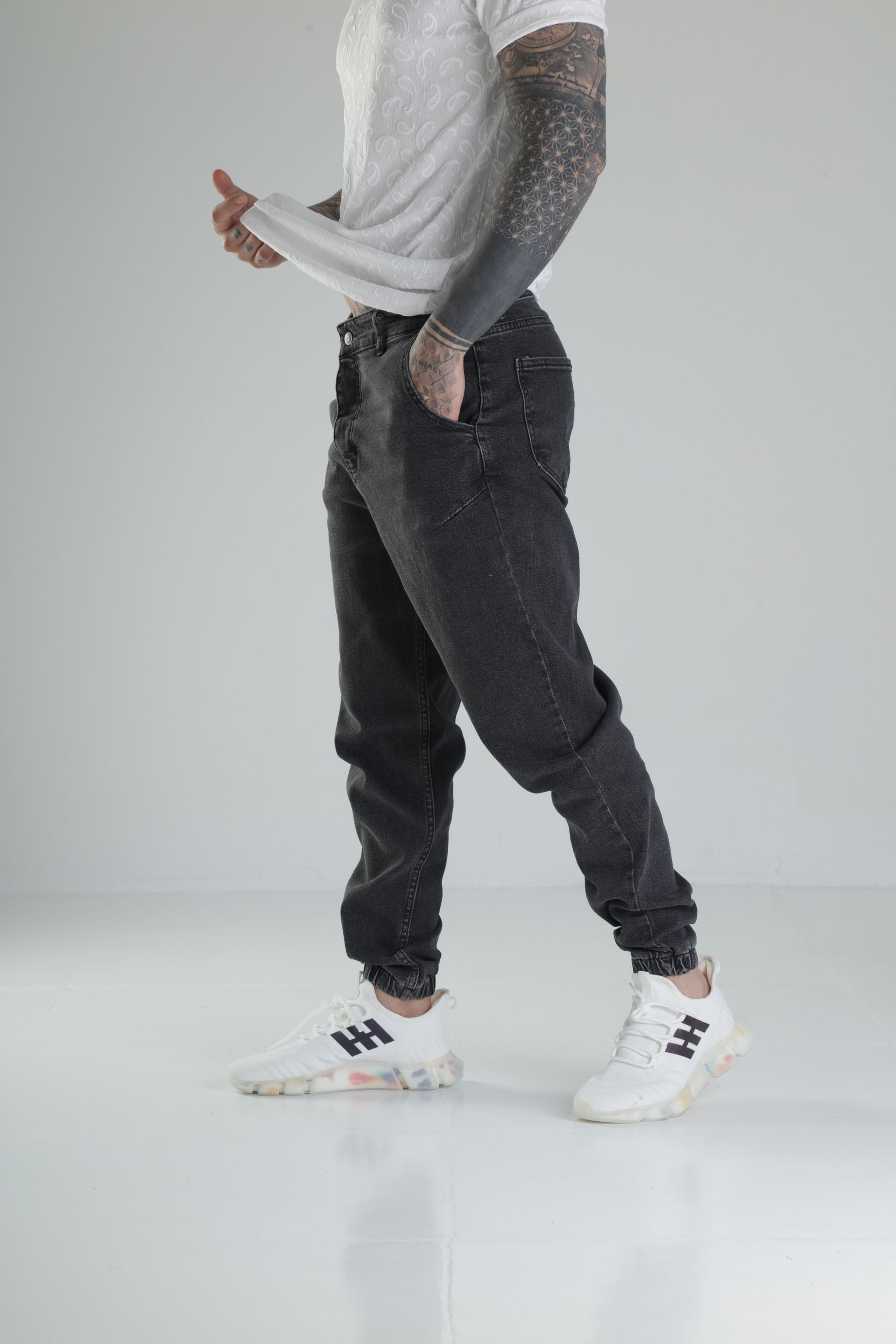 Antrasit Kot Jogger Pantolon COC2518
