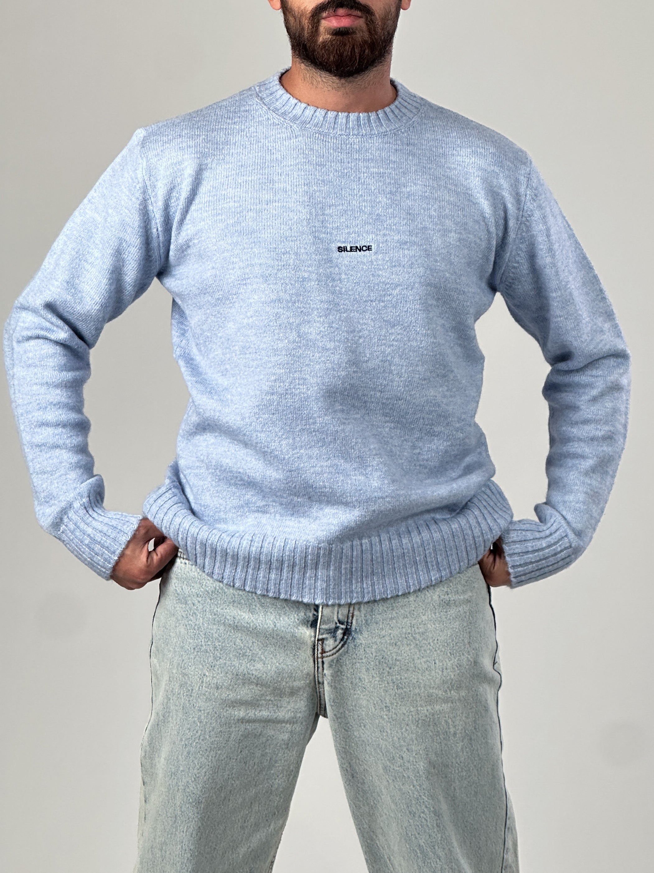 Basic Mavi Erkek Sweatshirt COC1017