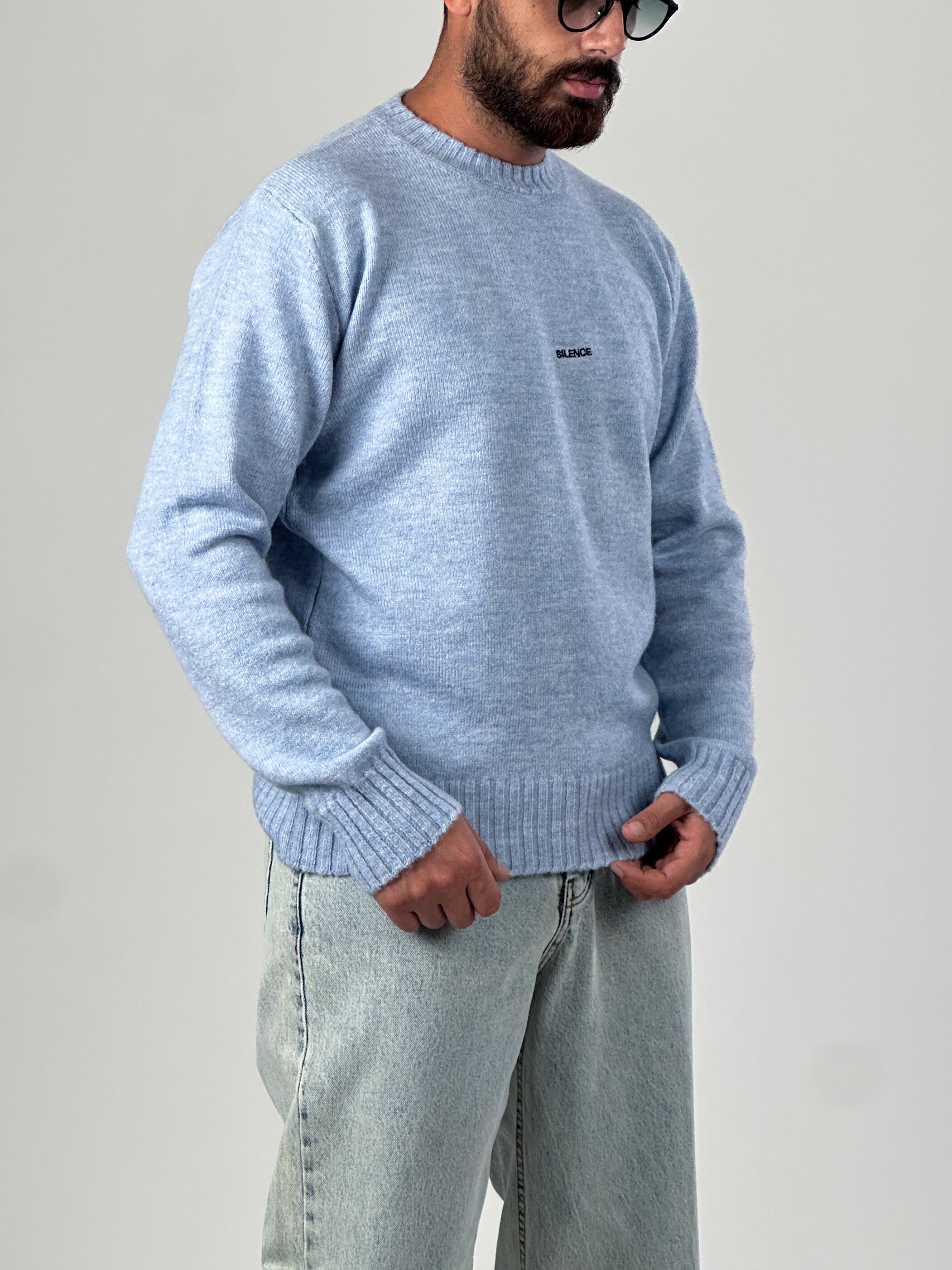 Basic Mavi Erkek Sweatshirt COC1017