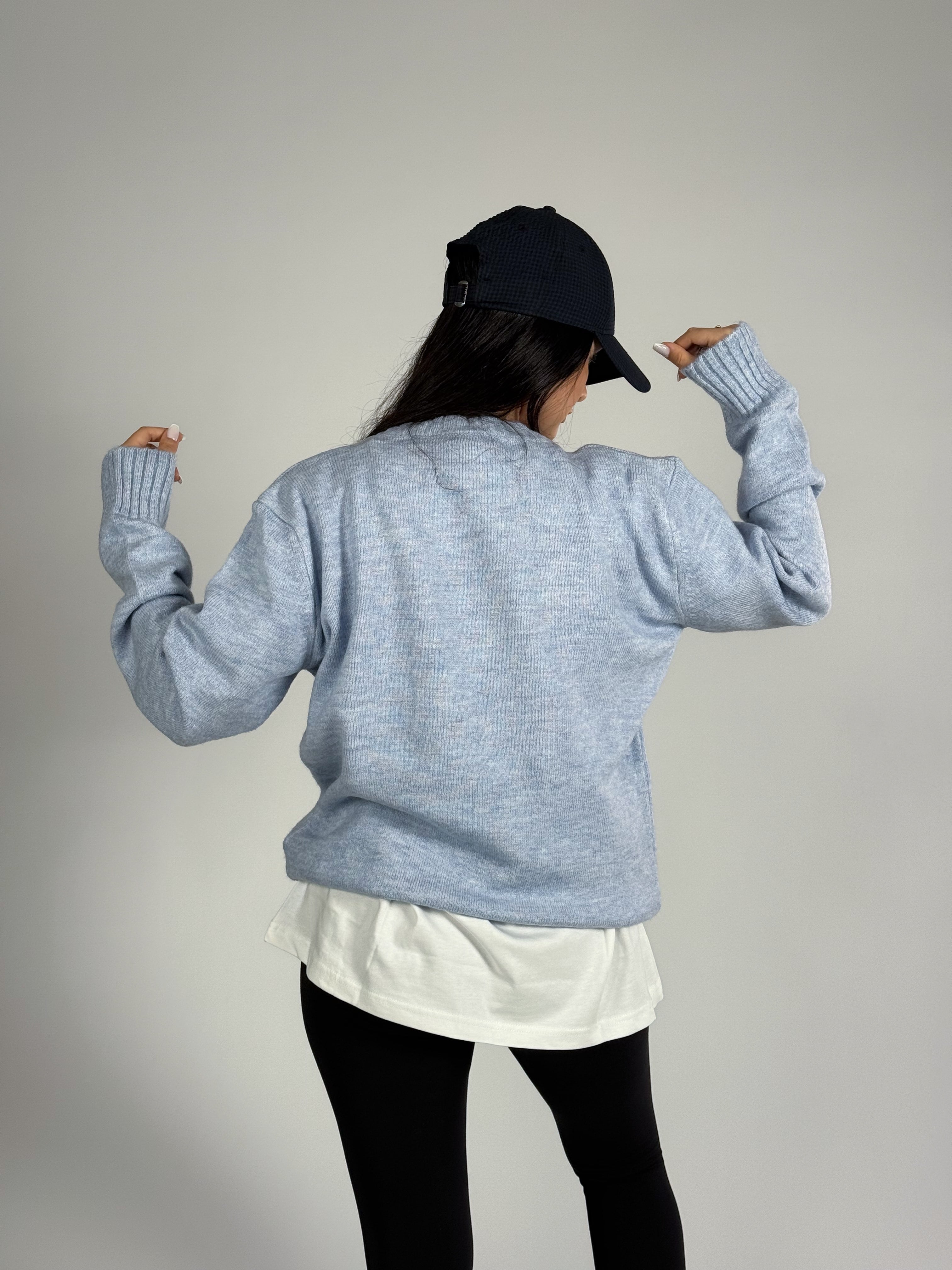 Basic Mavi Kadın Sweatshirt COC1196