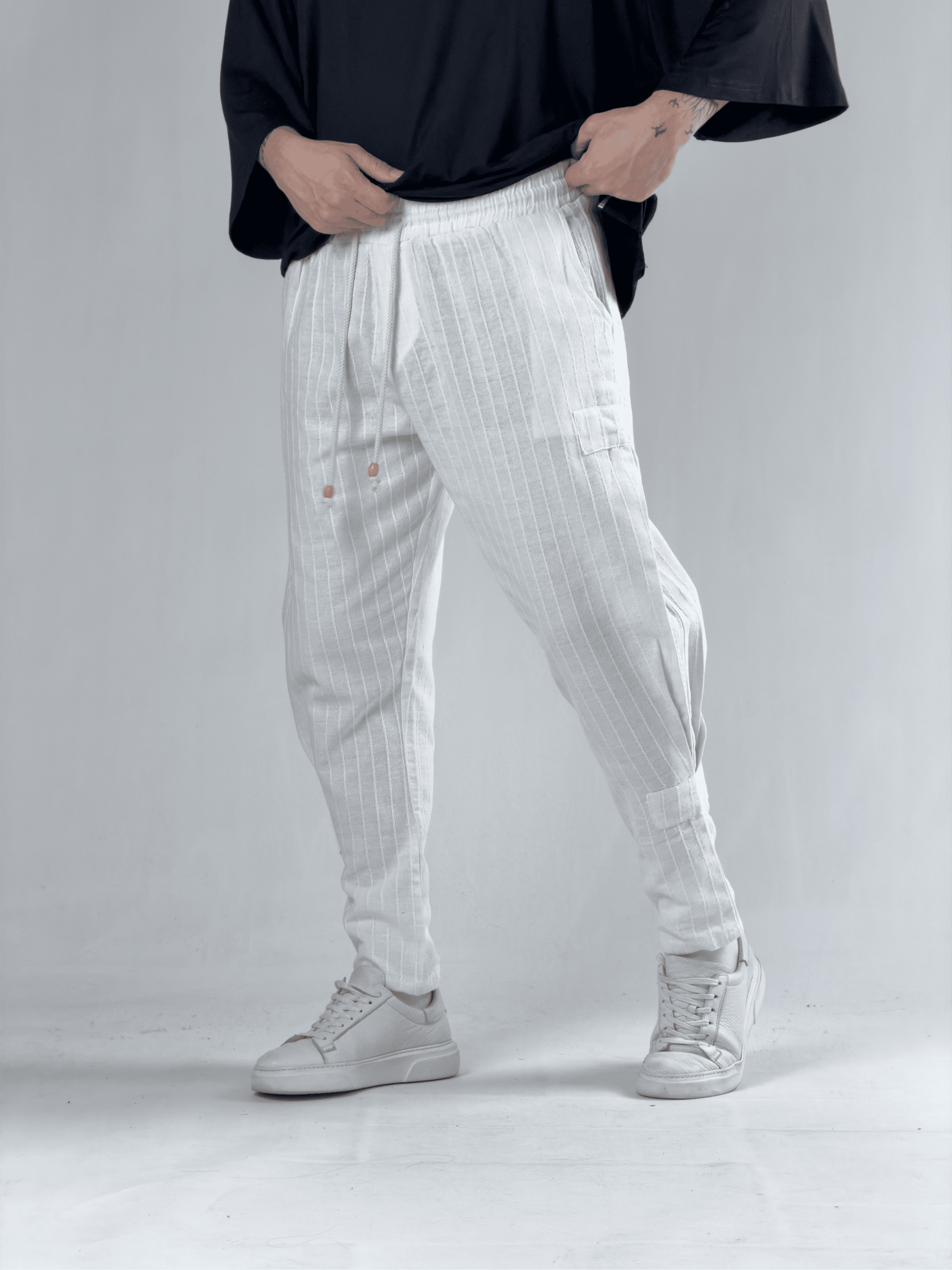 Beyaz Erkek Hazar Pantolon COC3161