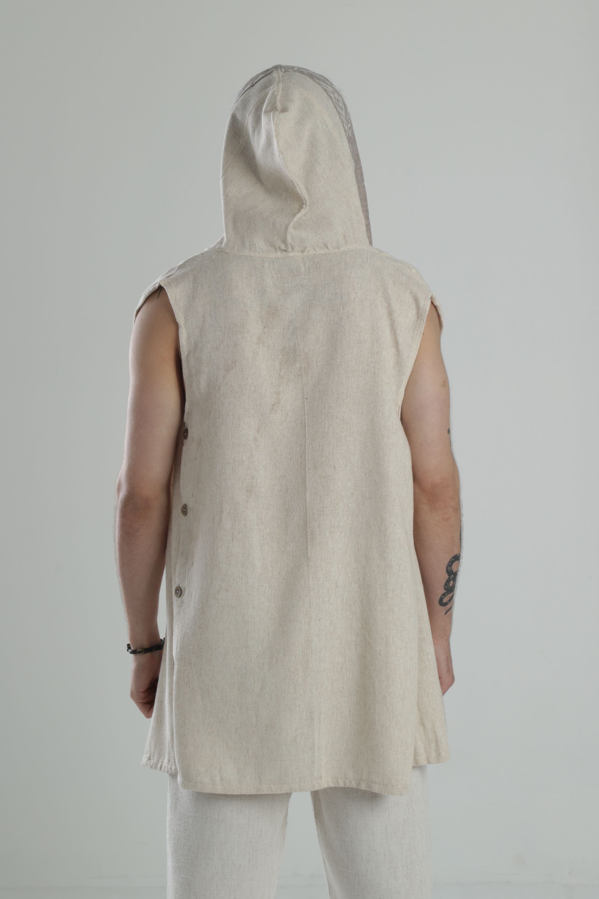 Bohem Keten Desenli Kimono COC2442