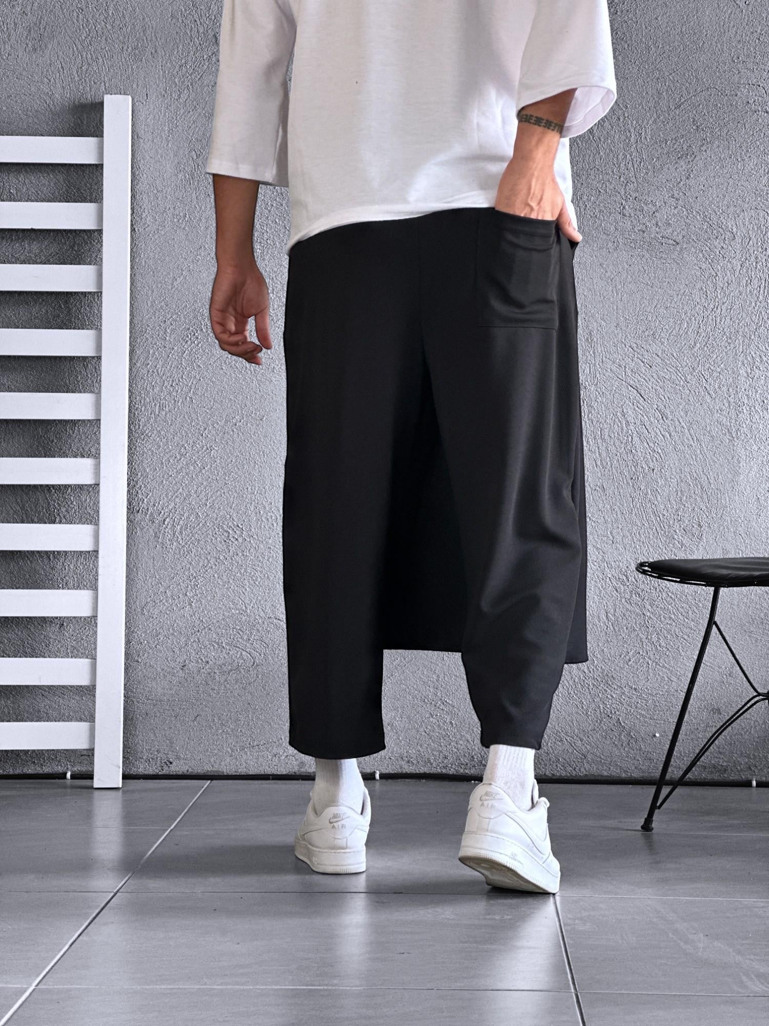 Boyfriend Siyah Samurai Pantolon COC2463
