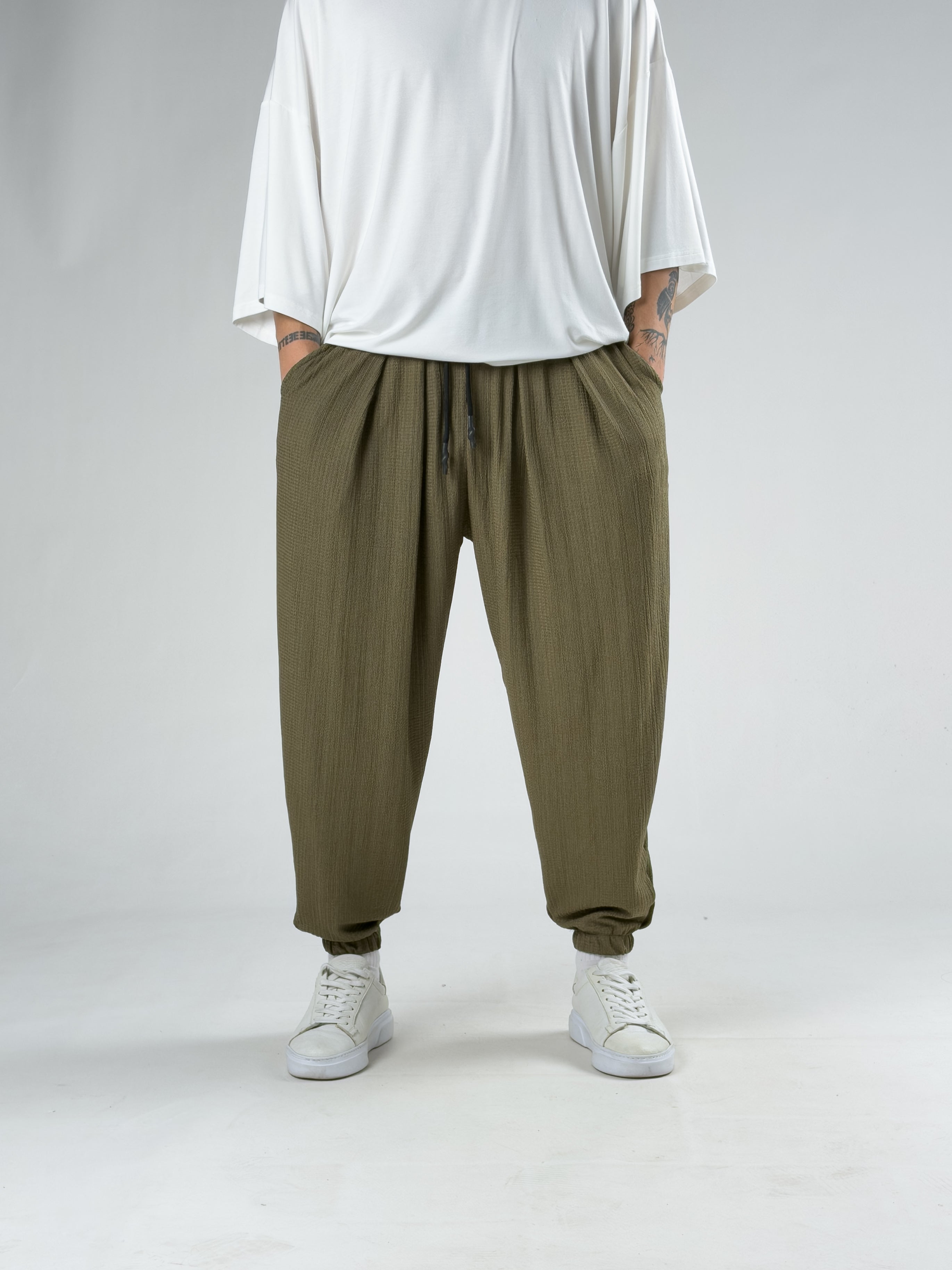 Bürümcük Haki Erkek Jogger Pantolon COC3178