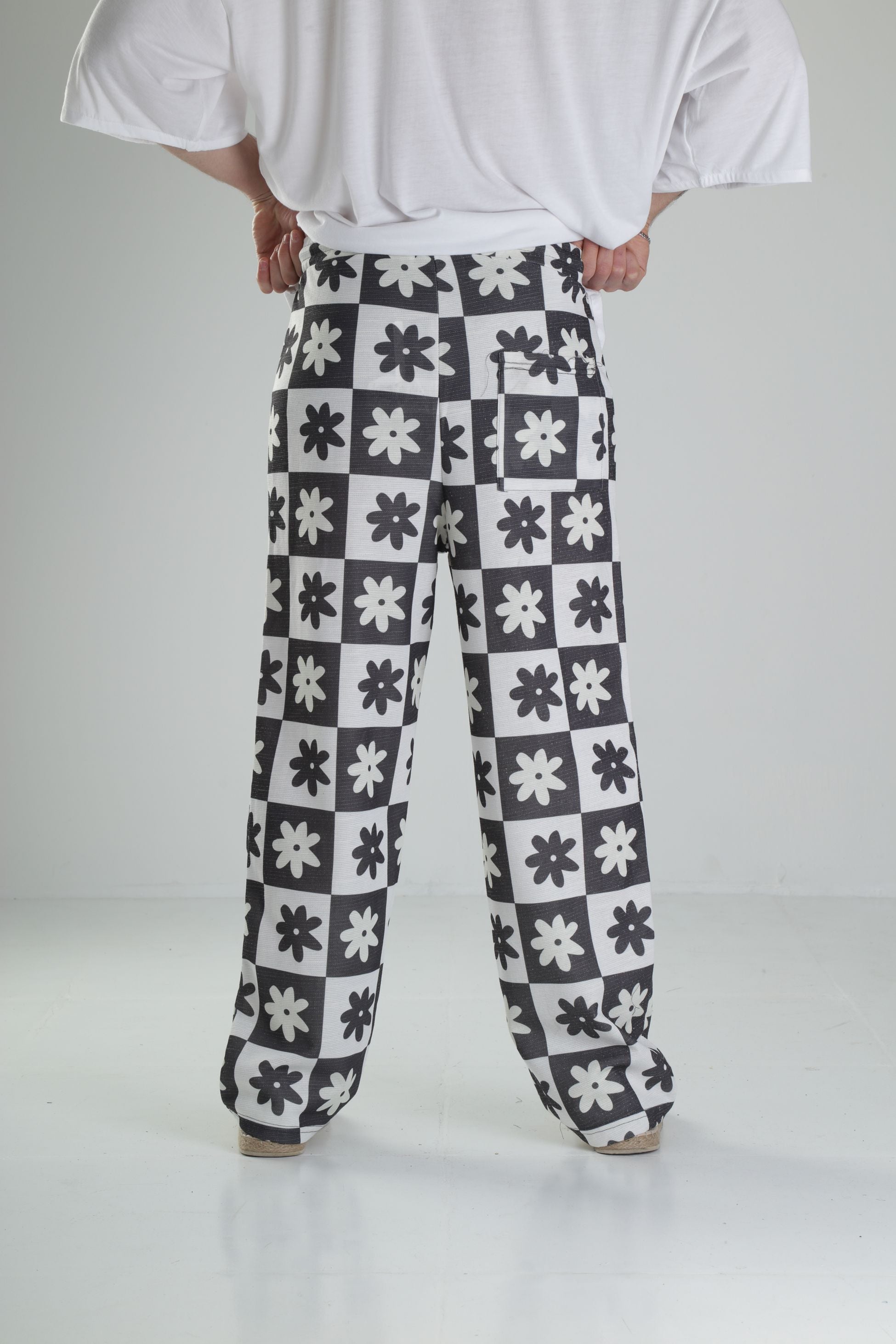 Çiçek Desenli Baggy Pantolon COC2336