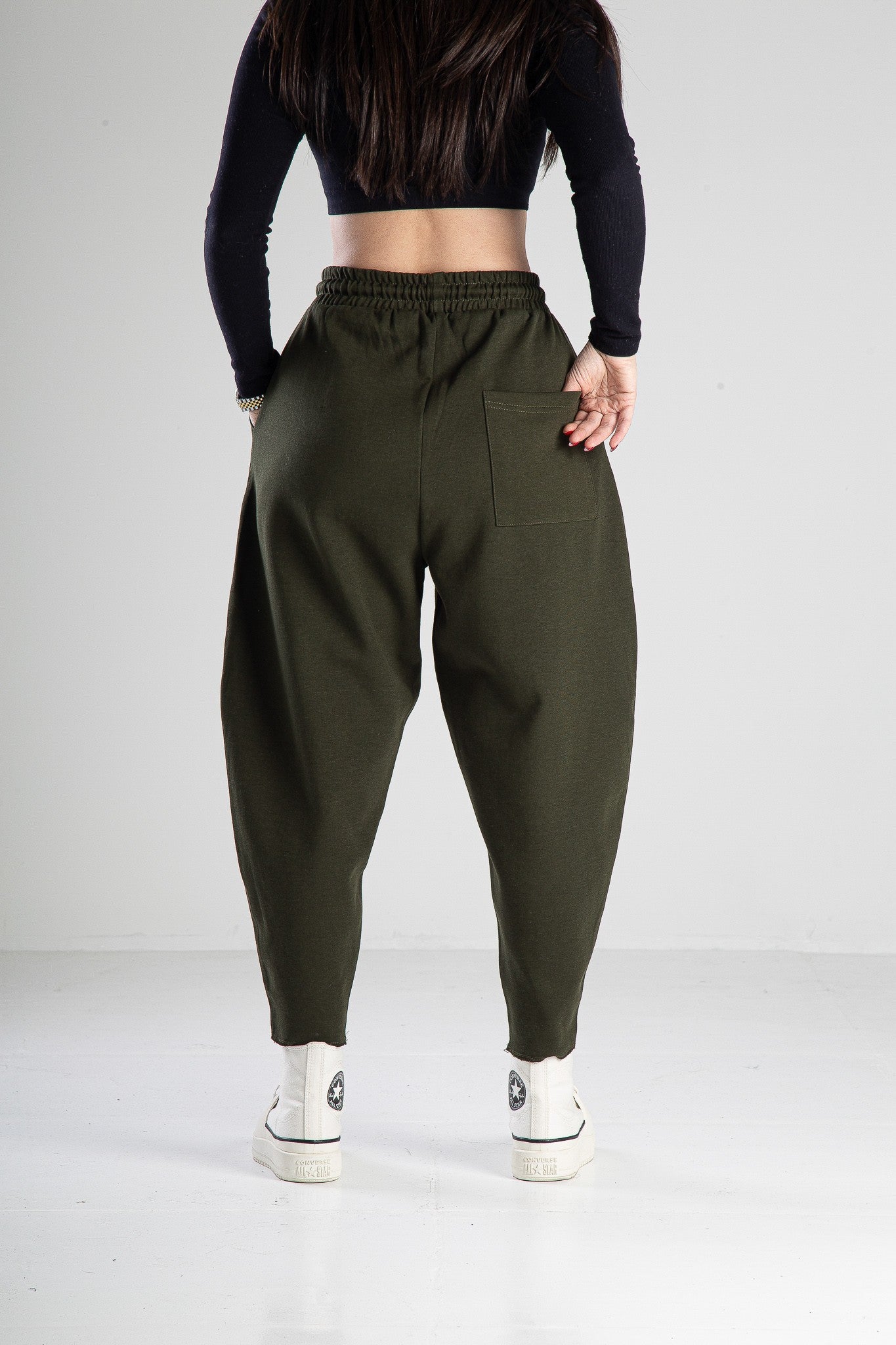 Cep Detaylı Haki Baget Pantolon COC2302