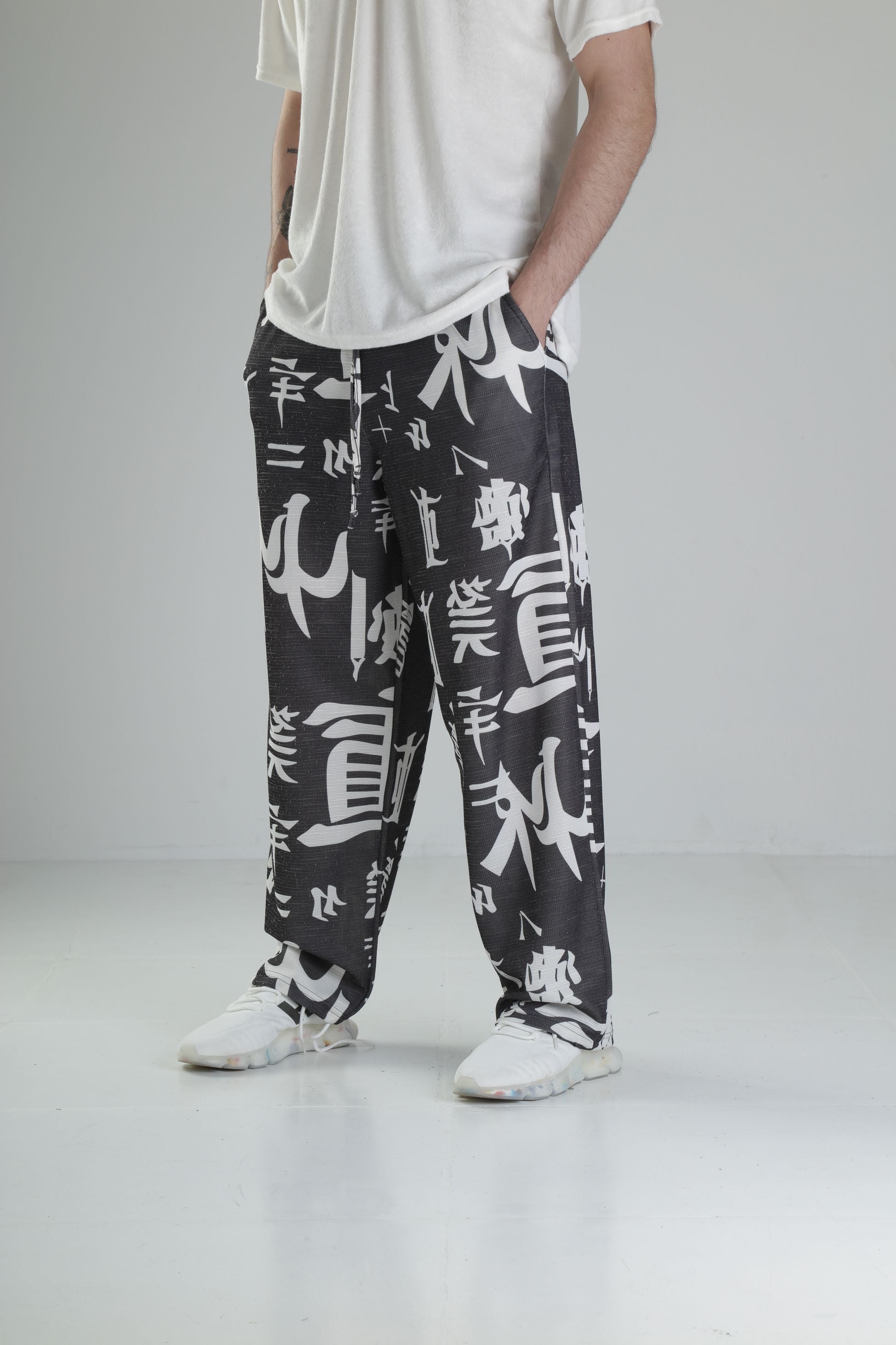 Chinese Desenli Baggy Pantolon COC2314