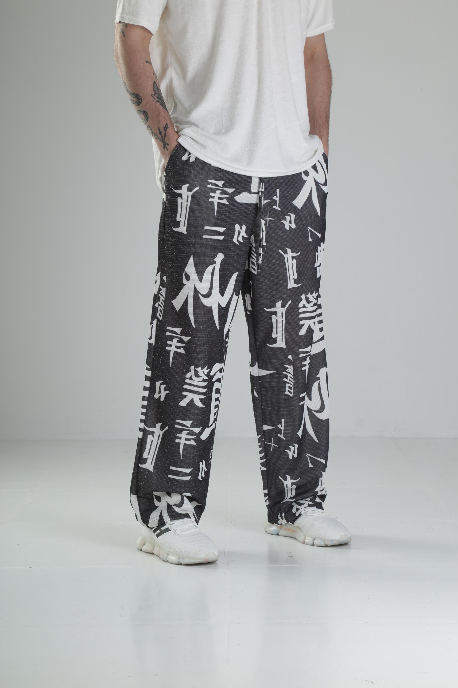 Chinese Desenli Baggy Pantolon COC2314