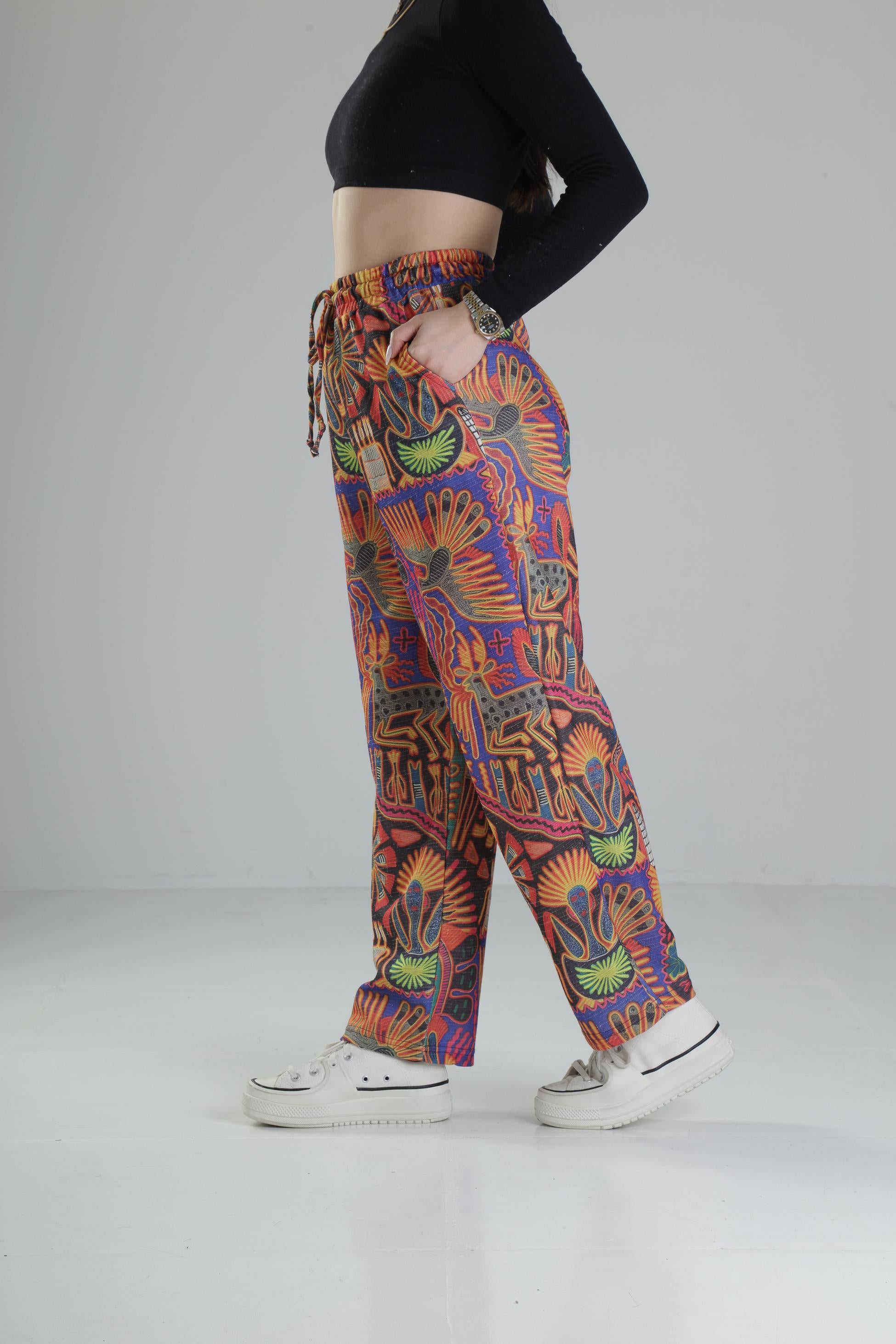 Cocopelli Desenli Baggy  Pantolon COC2330