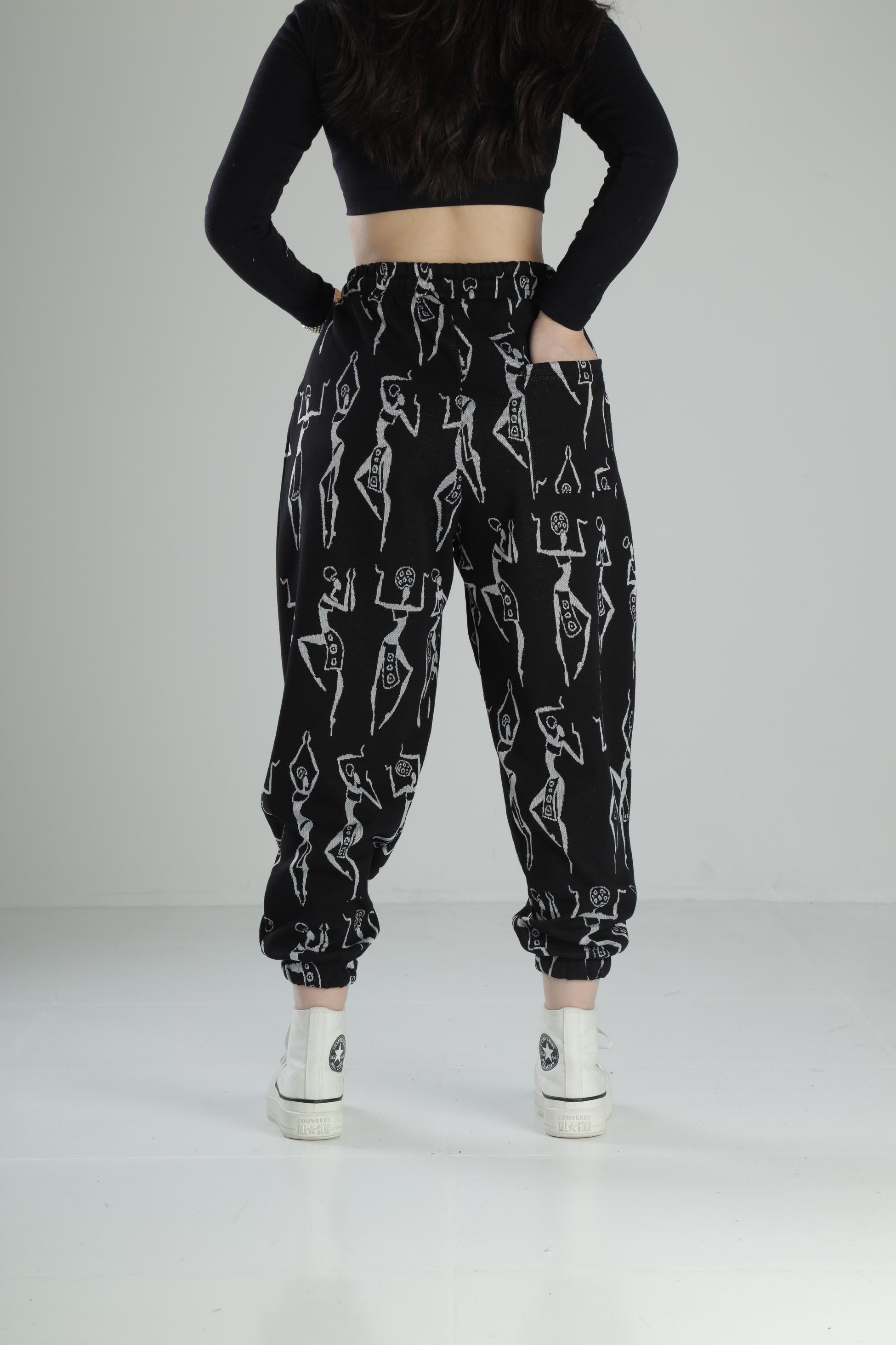 Cocopelli Desenli Pileli Jogger COC2332