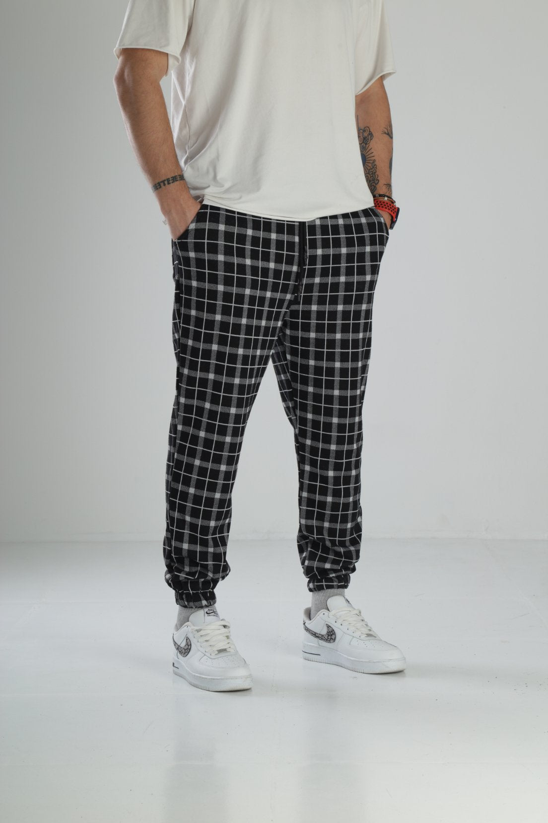 Dama Desenli Jogger Pantolon COC2357