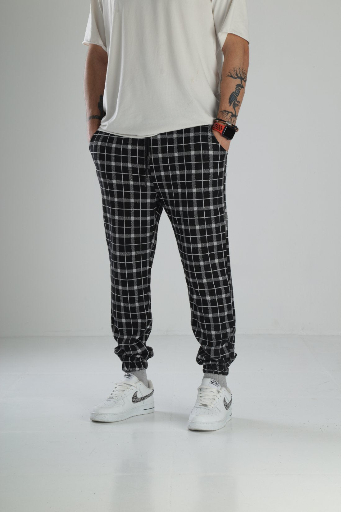 Dama Desenli Jogger Pantolon COC2357